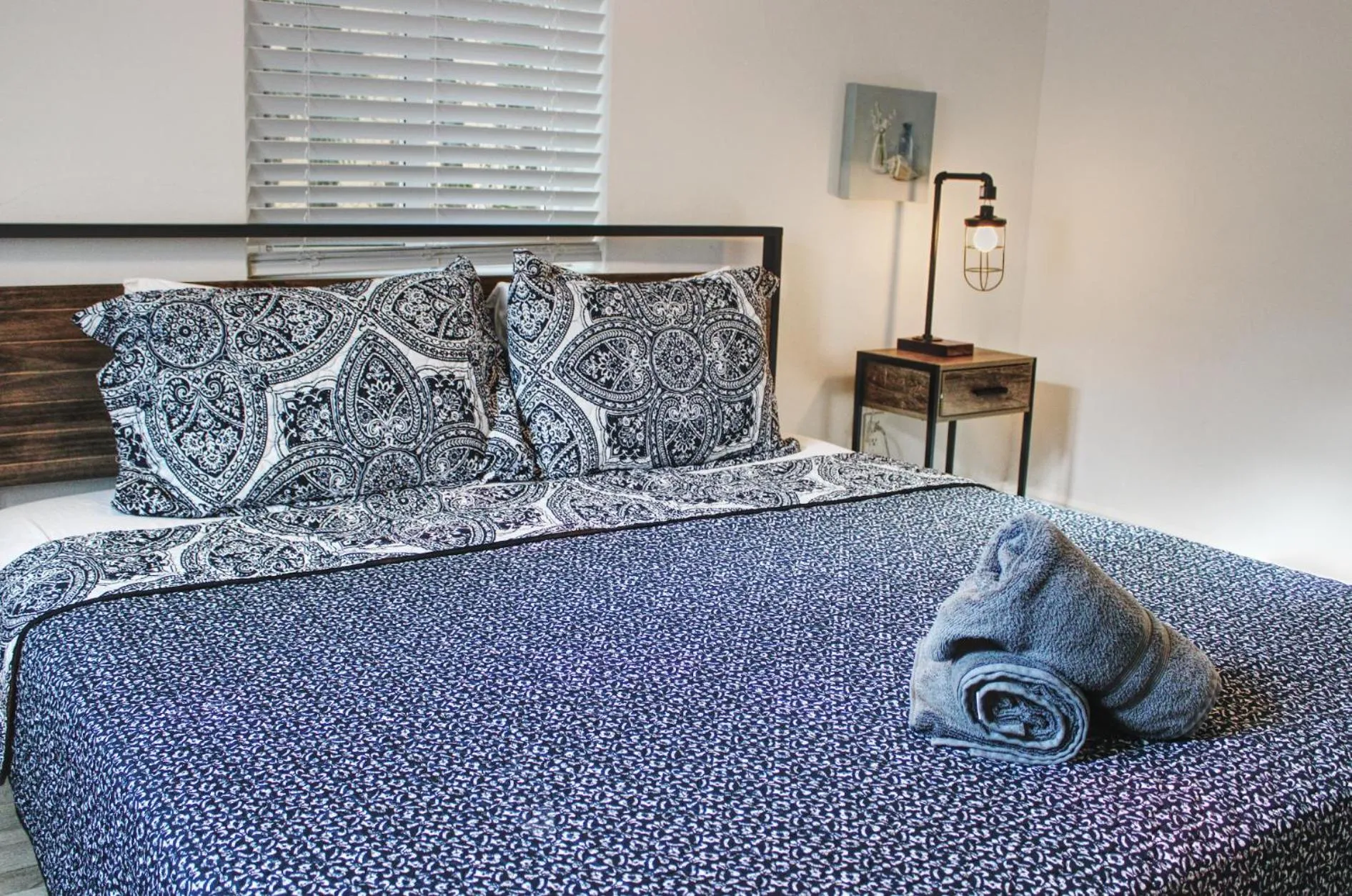 Bed in The Madison by the Gold Nests