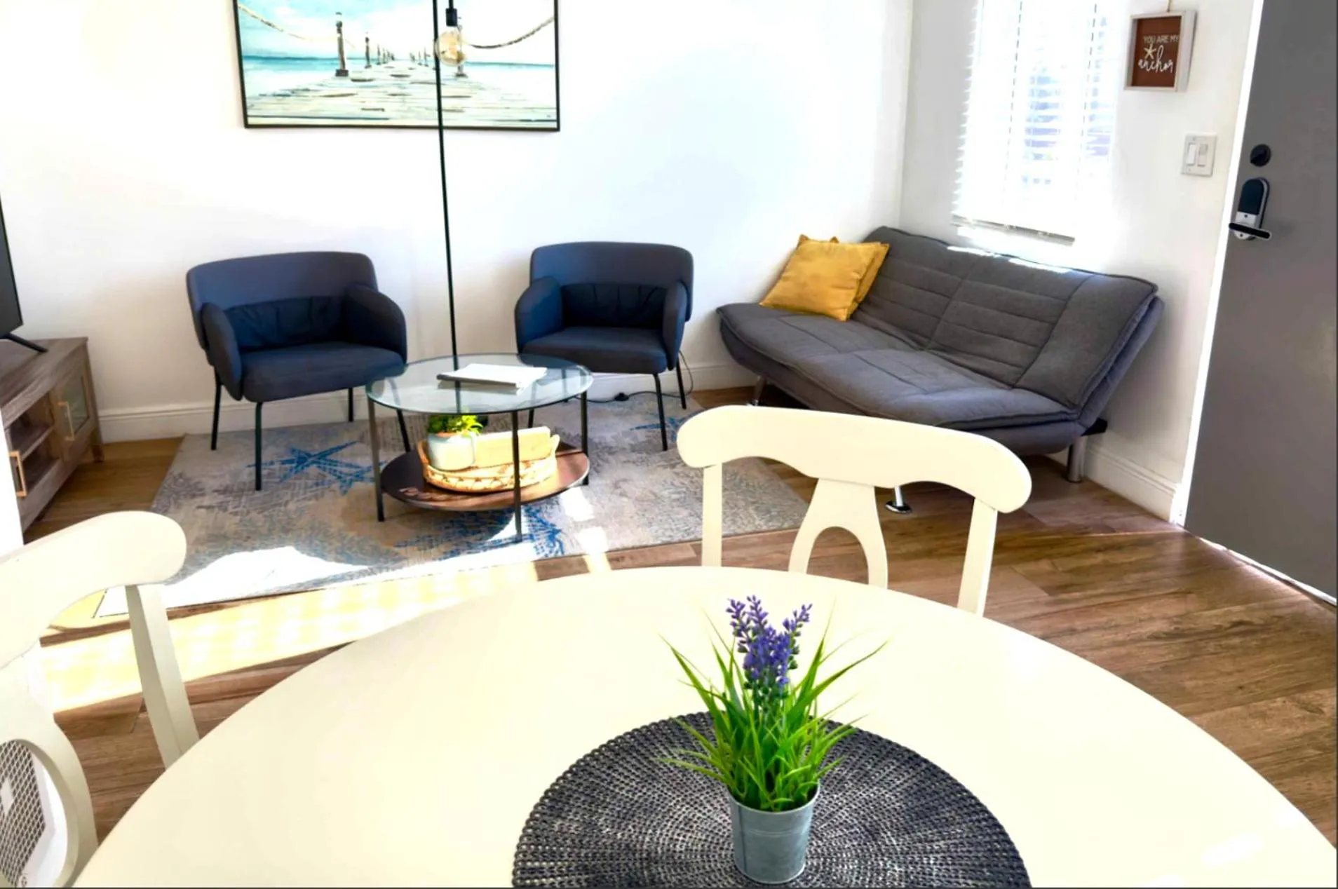 Living room in The Madison by the Gold Nests