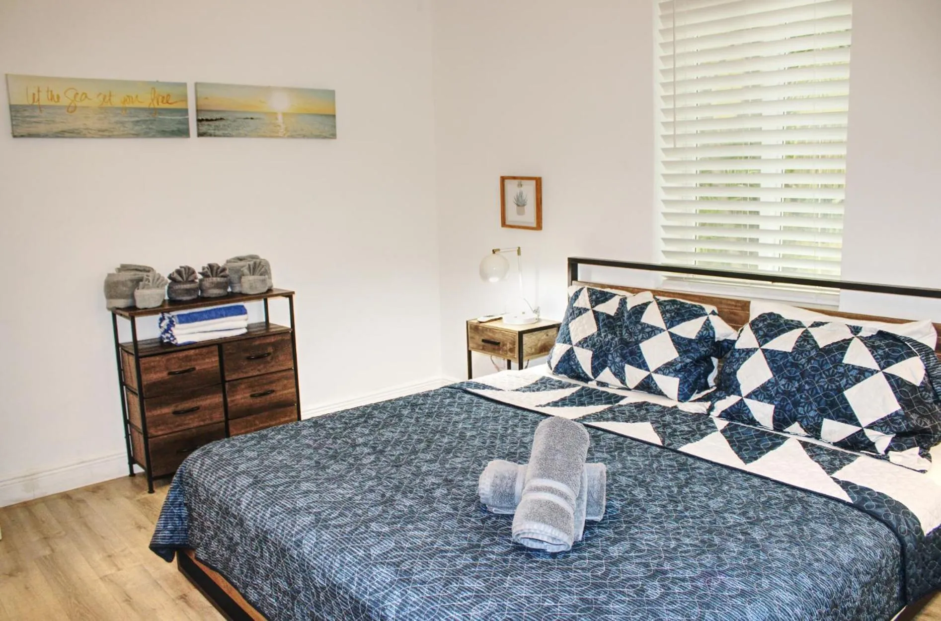 Bed in The Madison by the Gold Nests