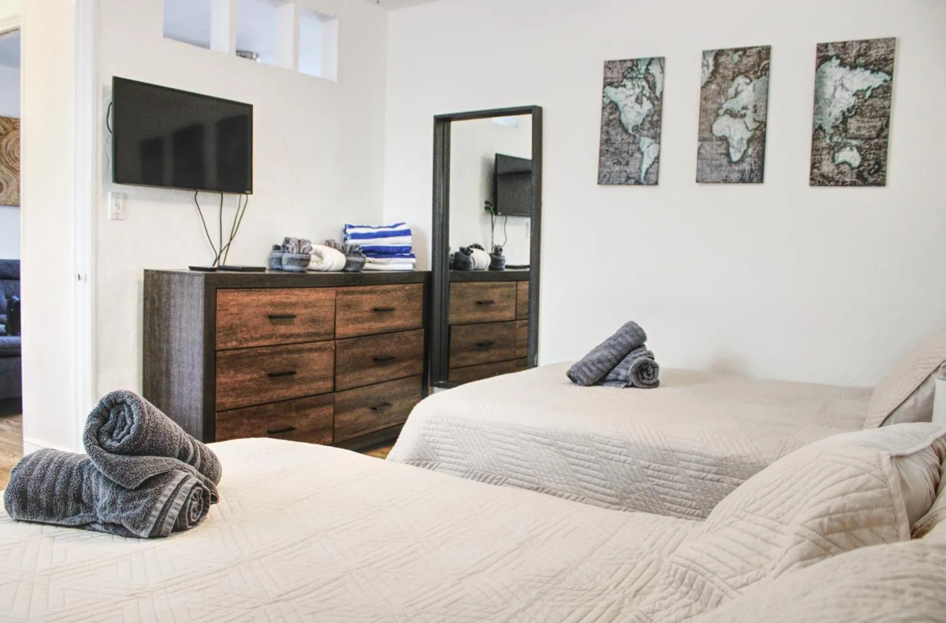 Bed in The Madison by the Gold Nests