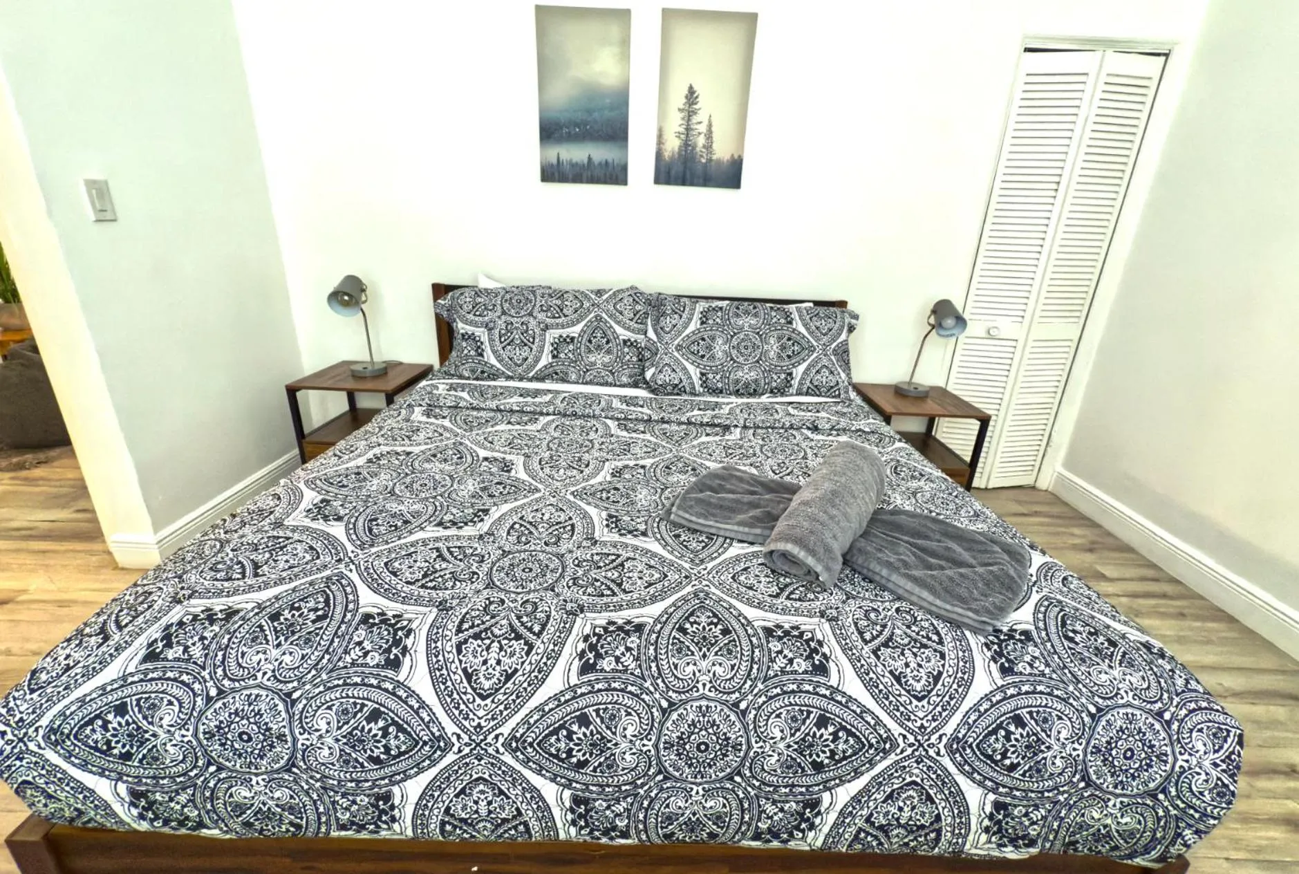 Bed in The Madison by the Gold Nests