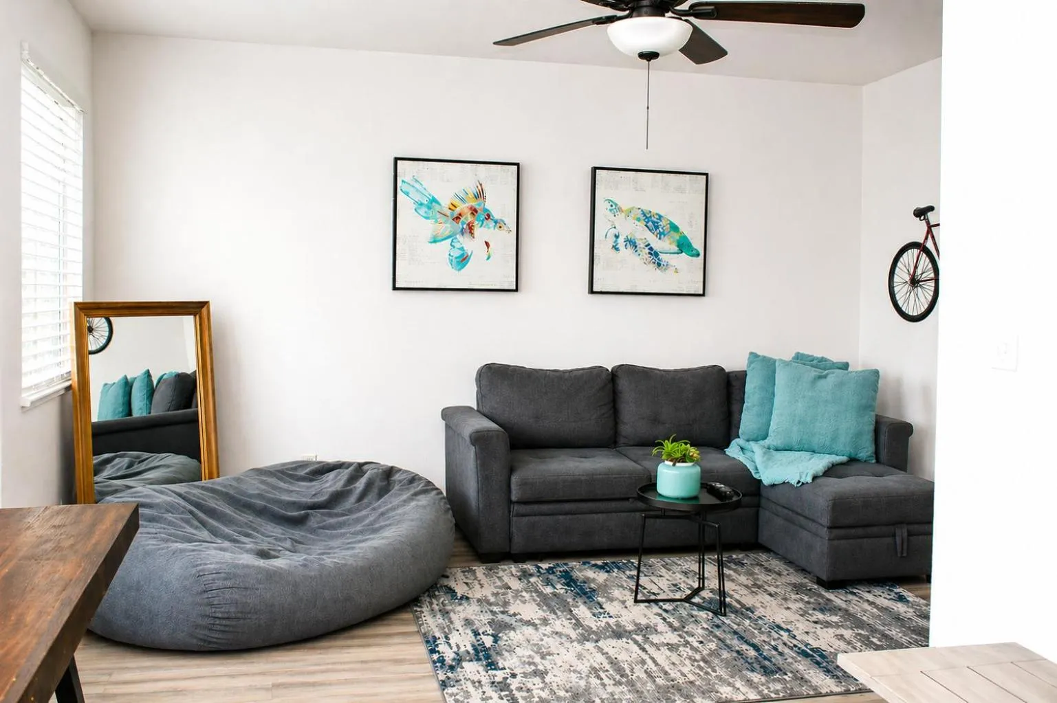 Living room in The Madison by the Gold Nests