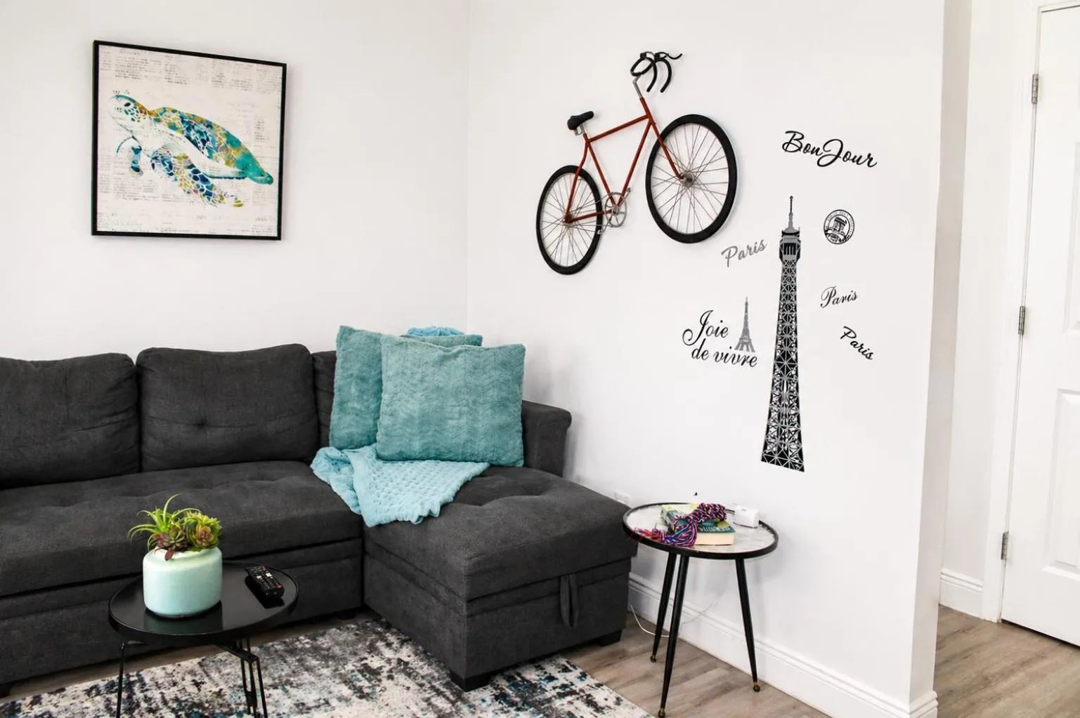 Living room in The Madison by the Gold Nests