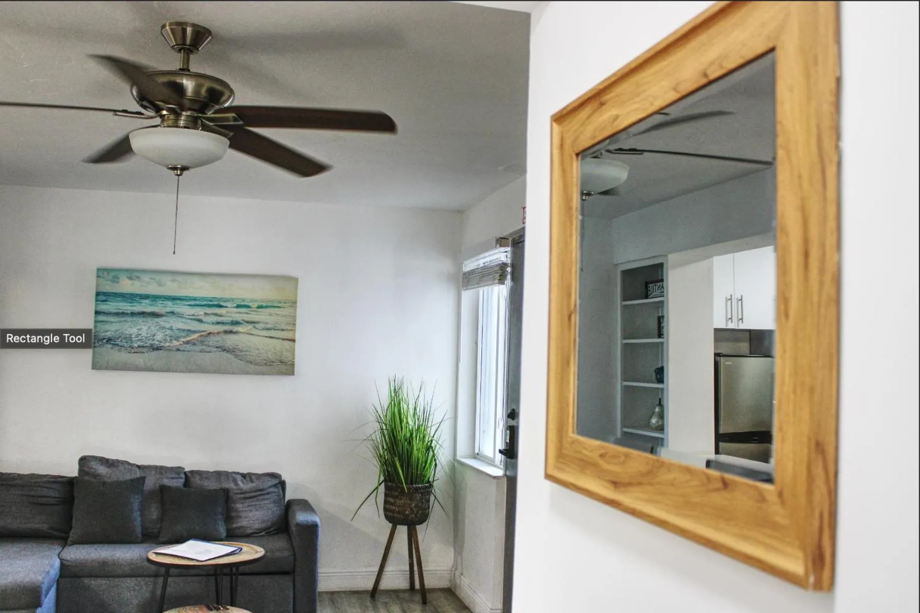 Living room in The Madison by the Gold Nests