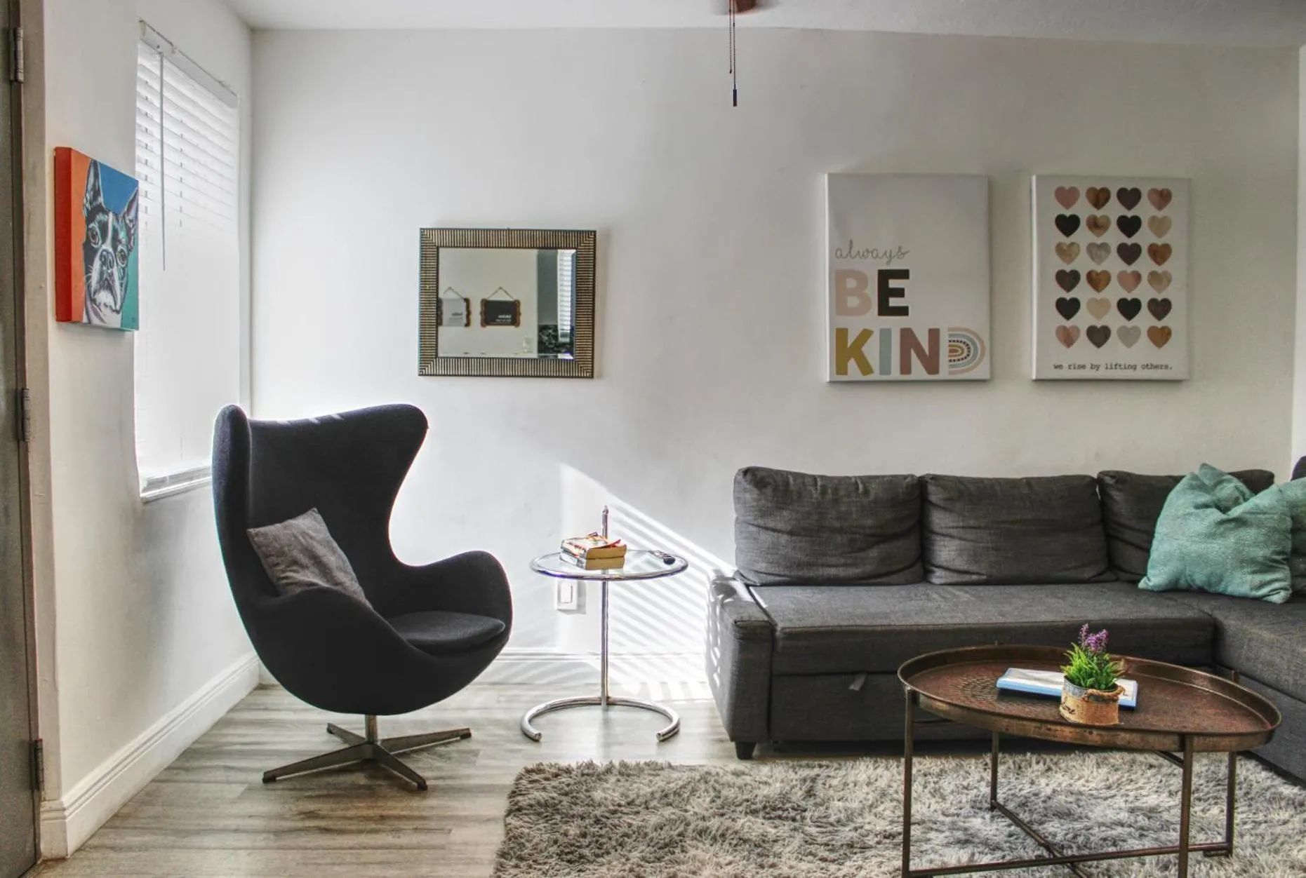 Living room in The Madison by the Gold Nests