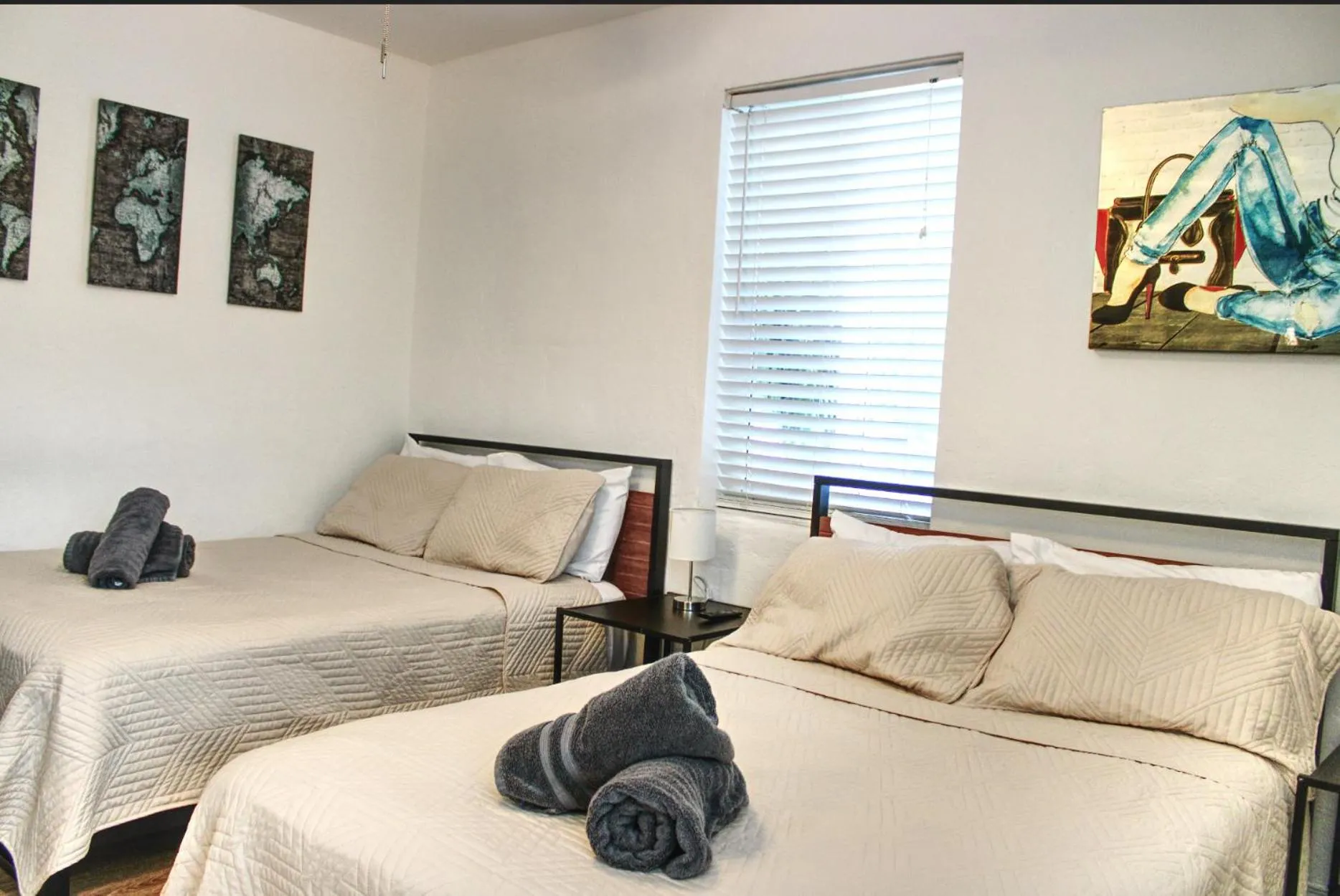 Bed in The Madison by the Gold Nests
