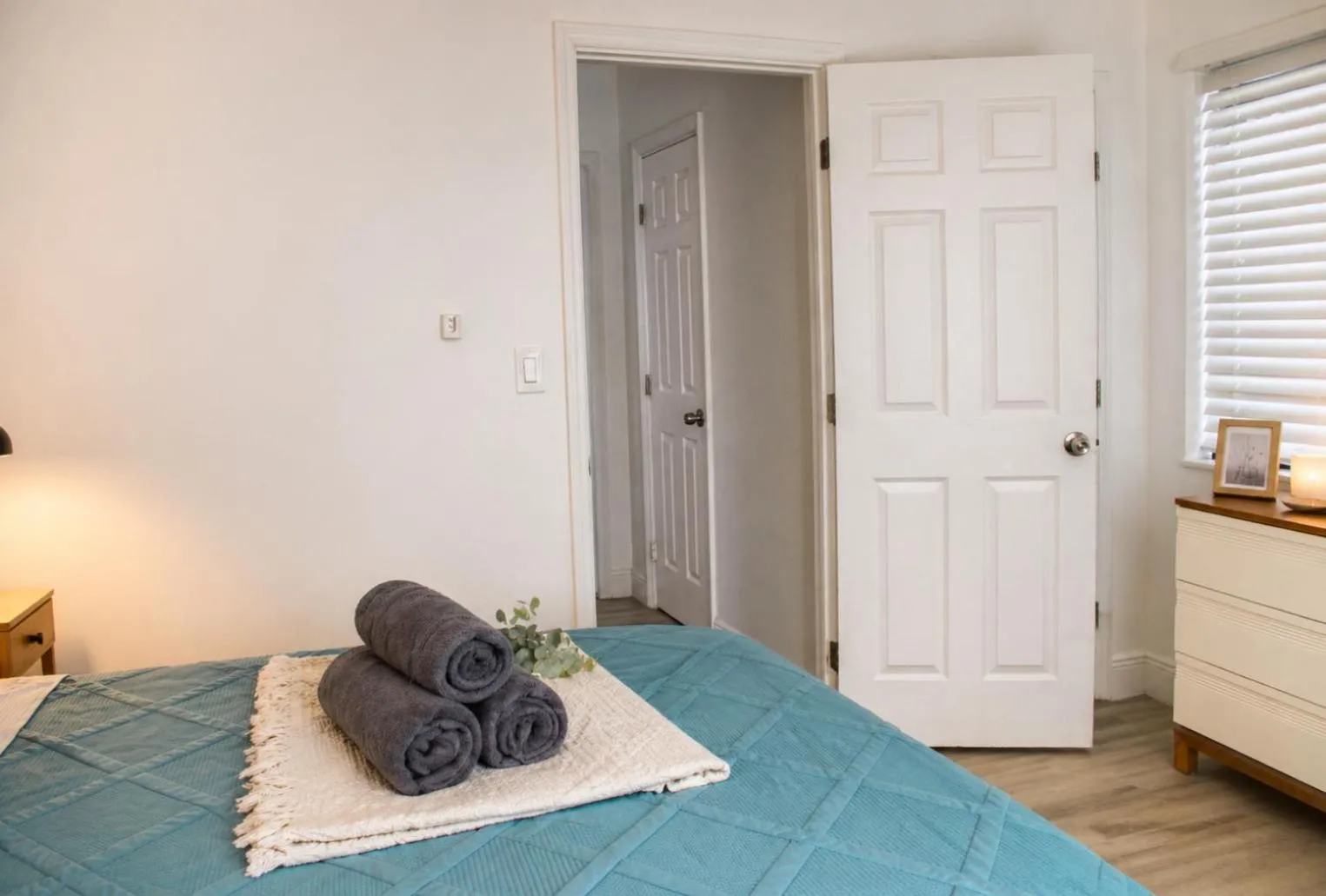 Bed in The Madison by the Gold Nests