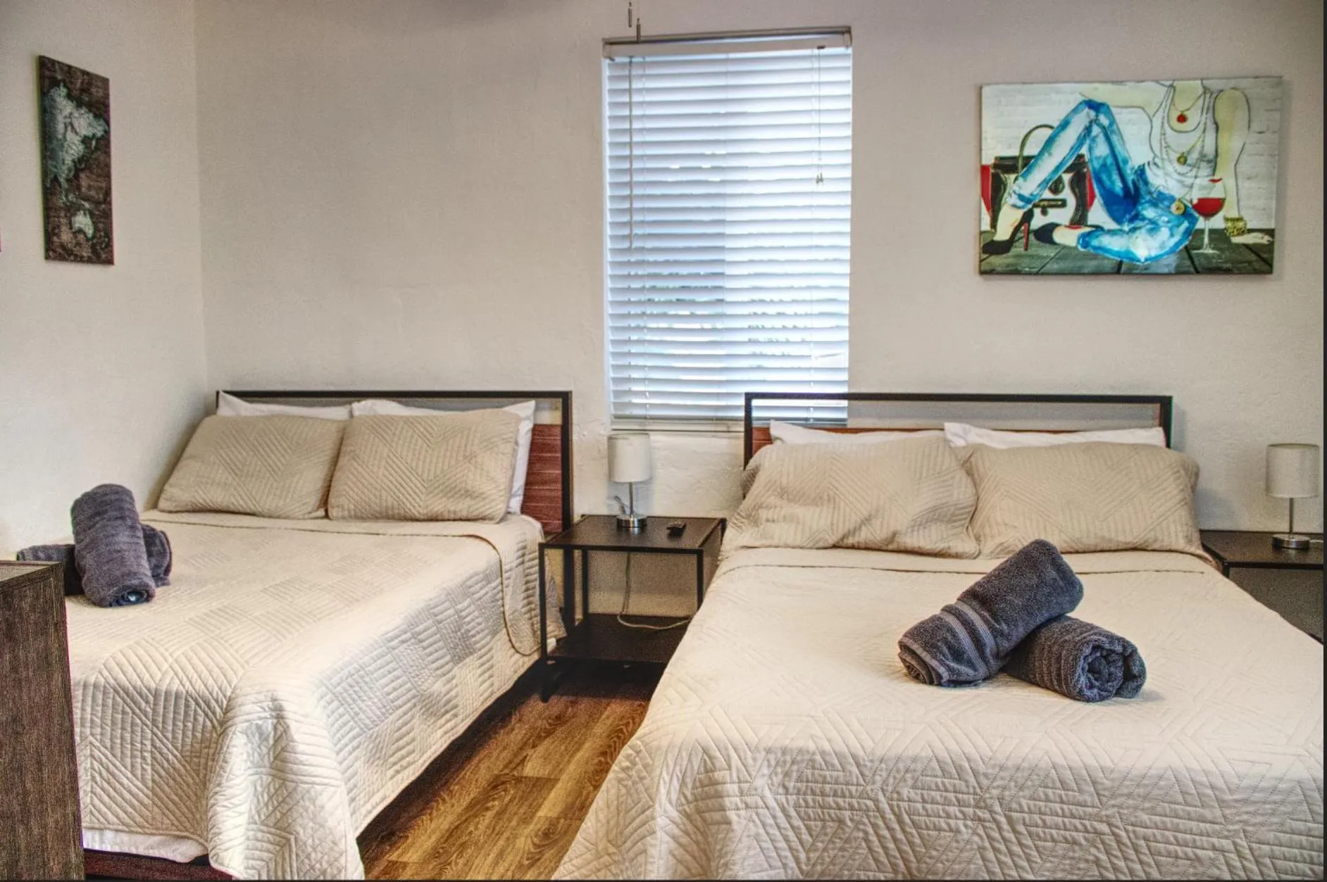 Bed in The Madison by the Gold Nests