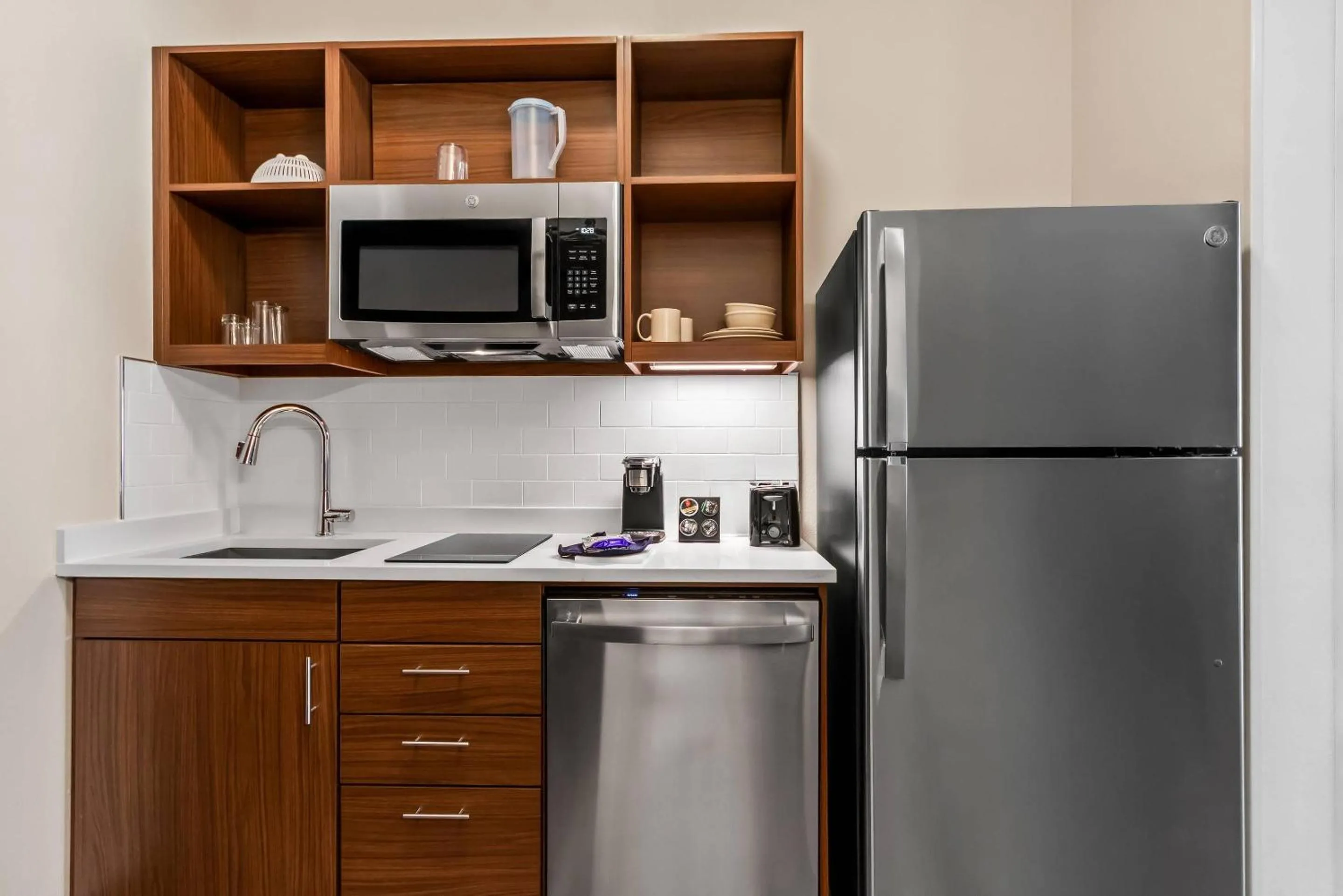Bedroom in Everhome Suites San Antonio Lackland near SeaWorld by Choice Hotels