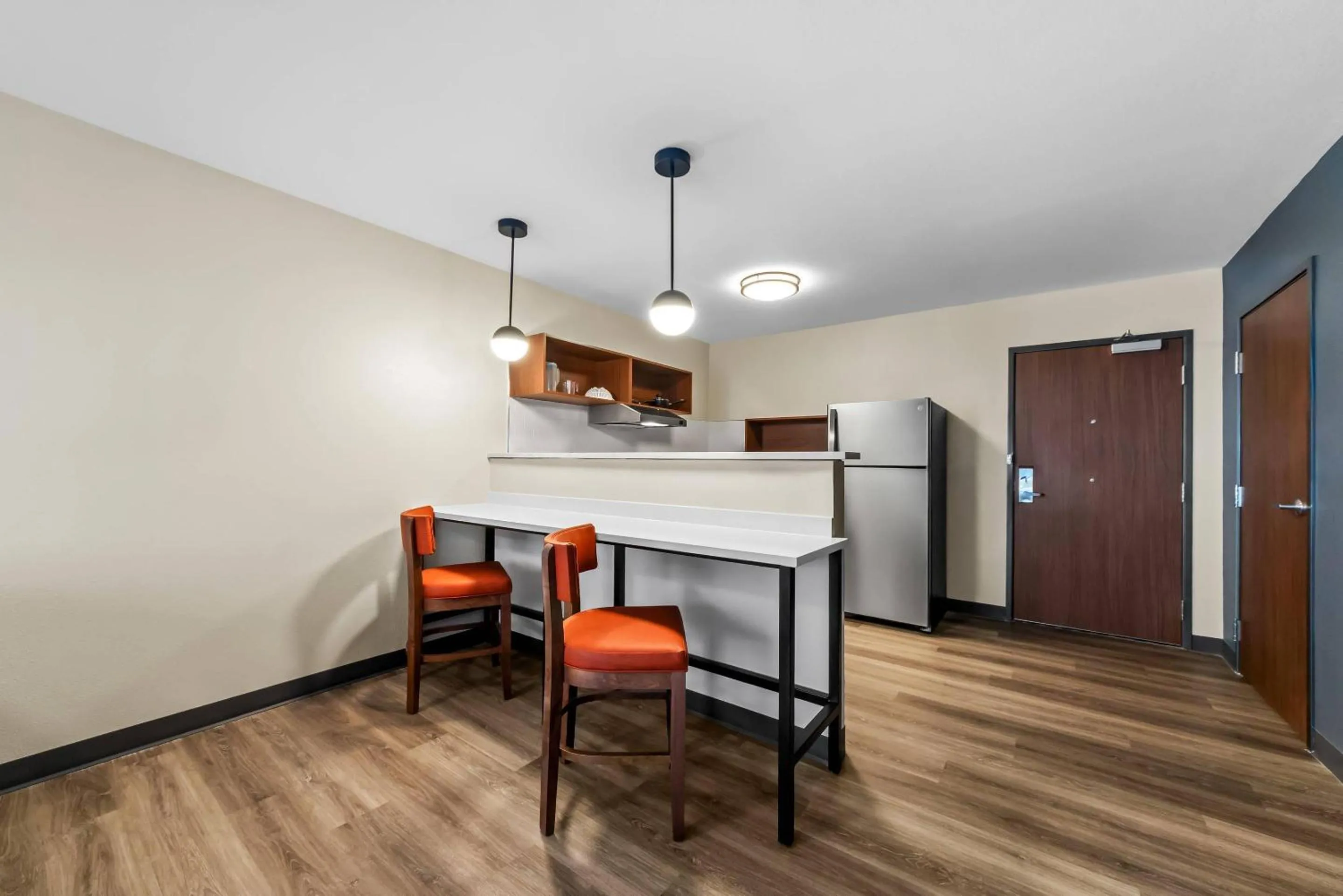 Bedroom in Everhome Suites San Antonio Lackland near SeaWorld by Choice Hotels