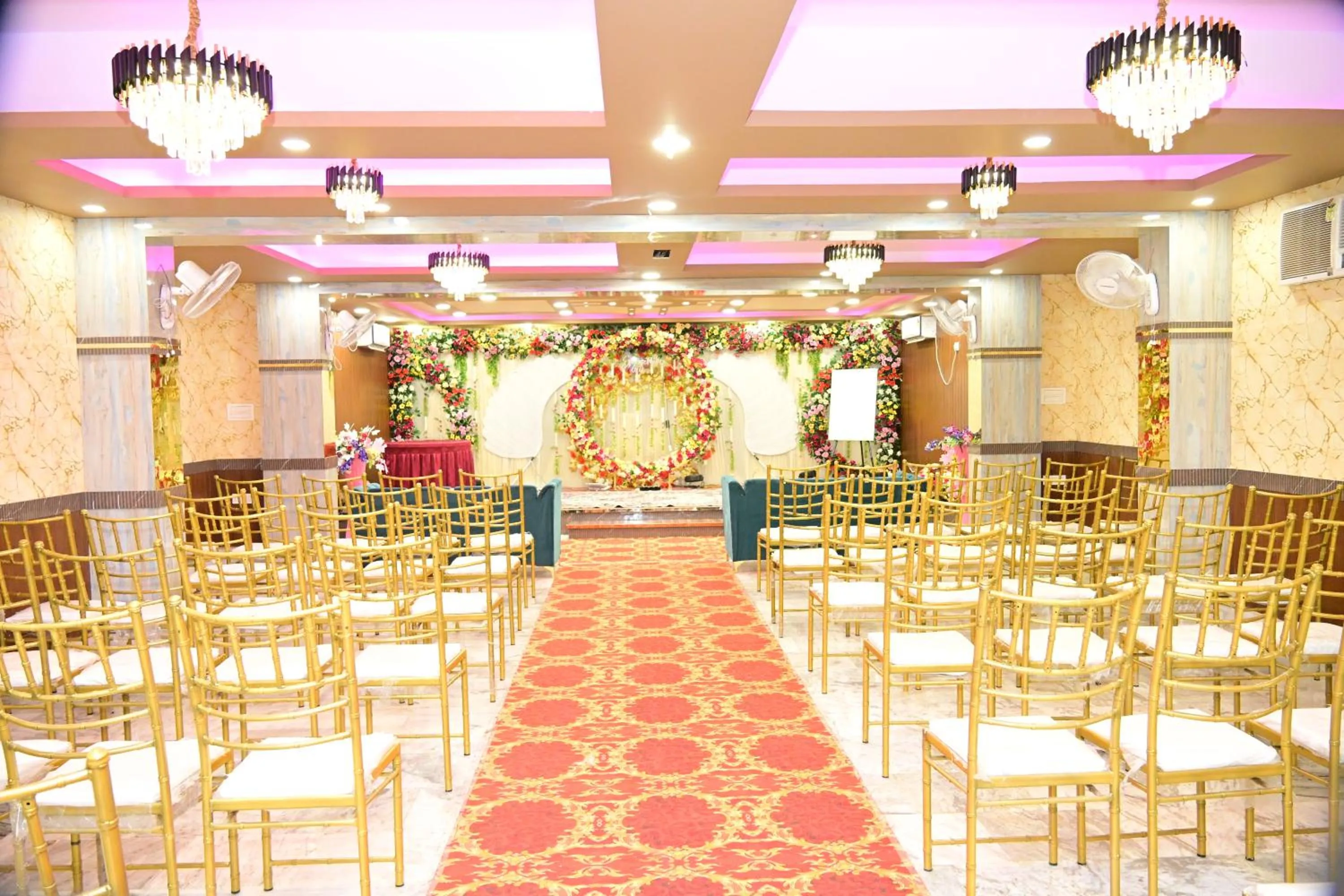 Seating area in The ARL Hotels & Banquets
