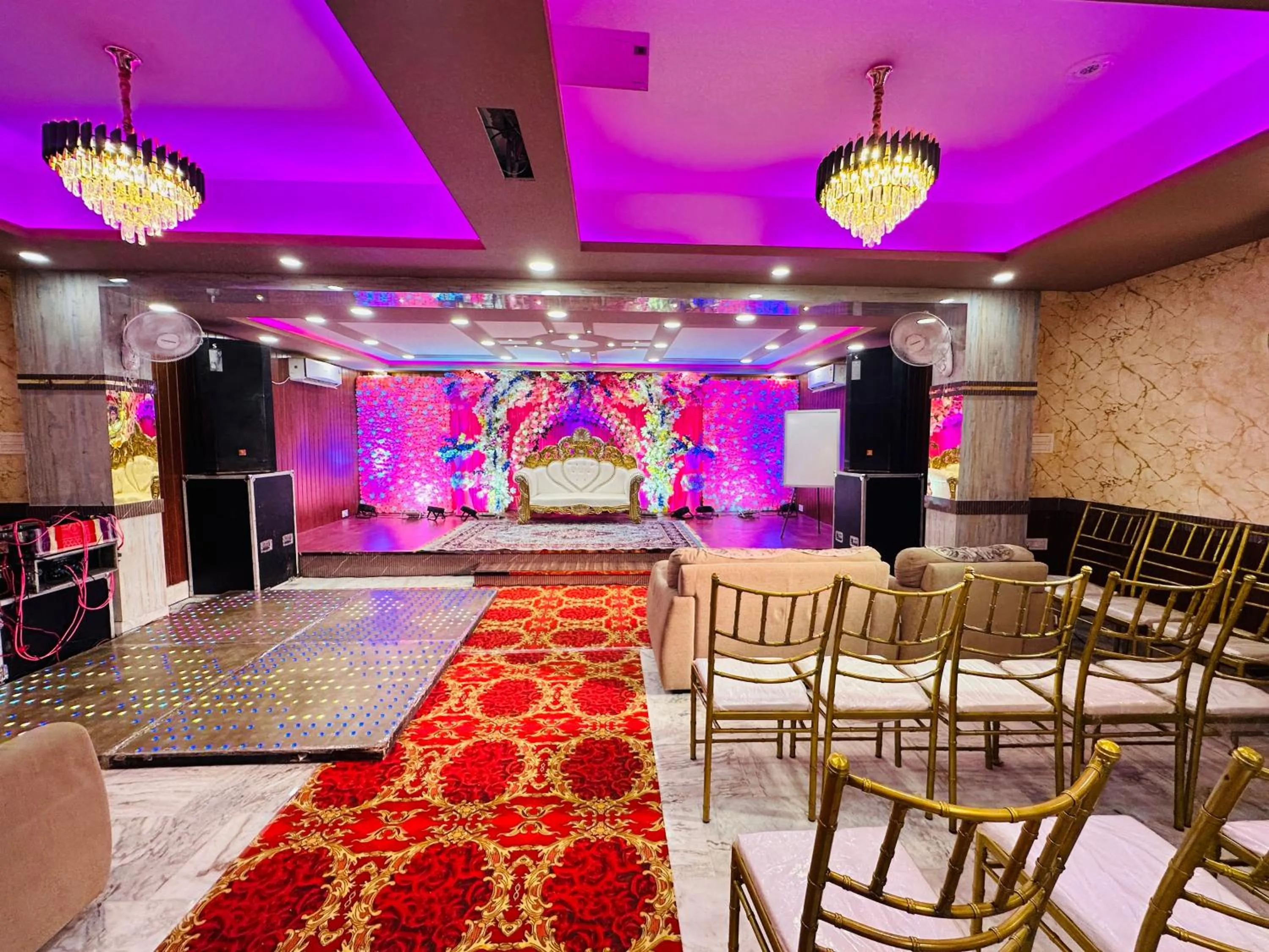Seating area in The ARL Hotels & Banquets