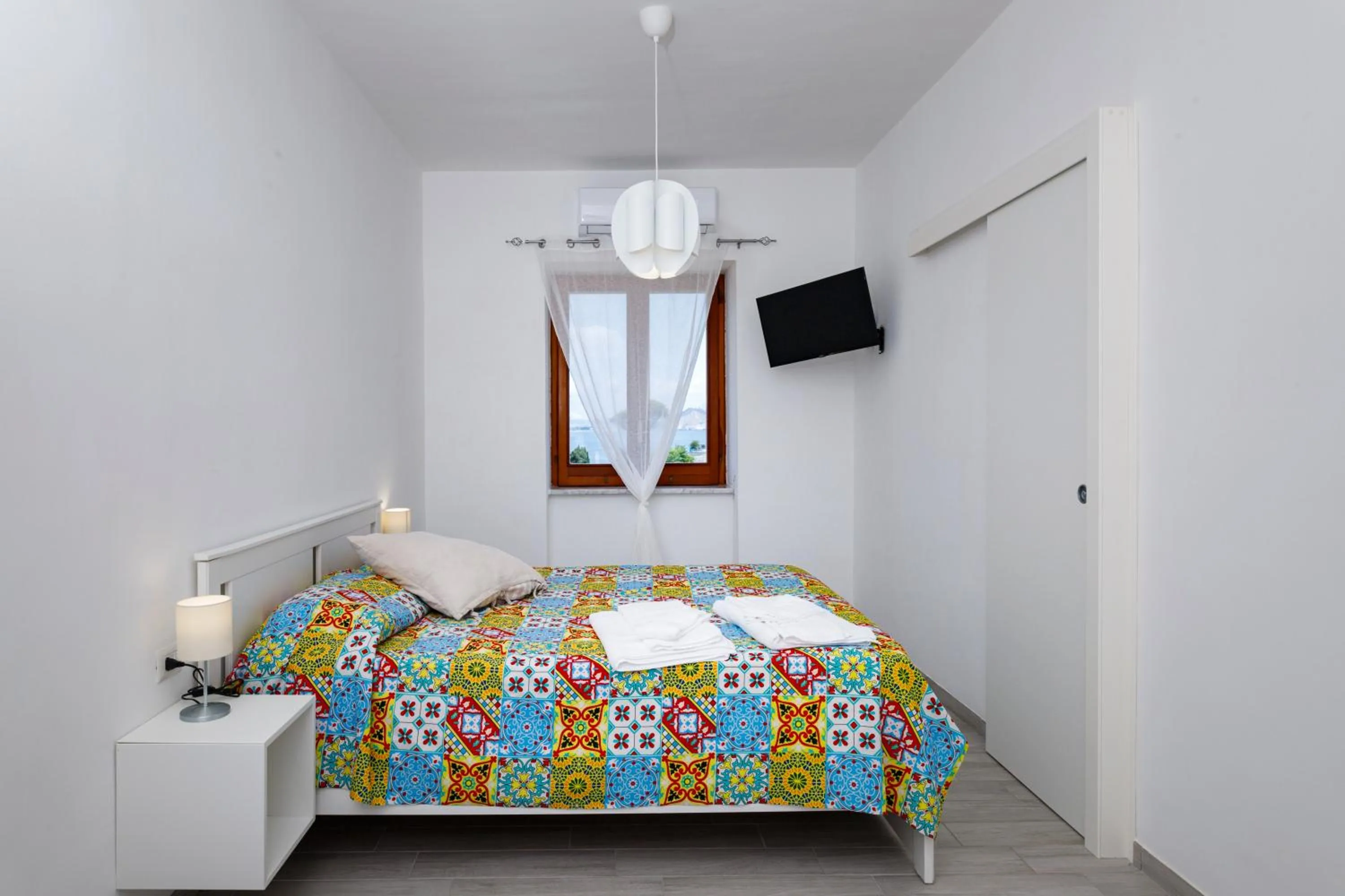 Bed in La Casa sul Faro