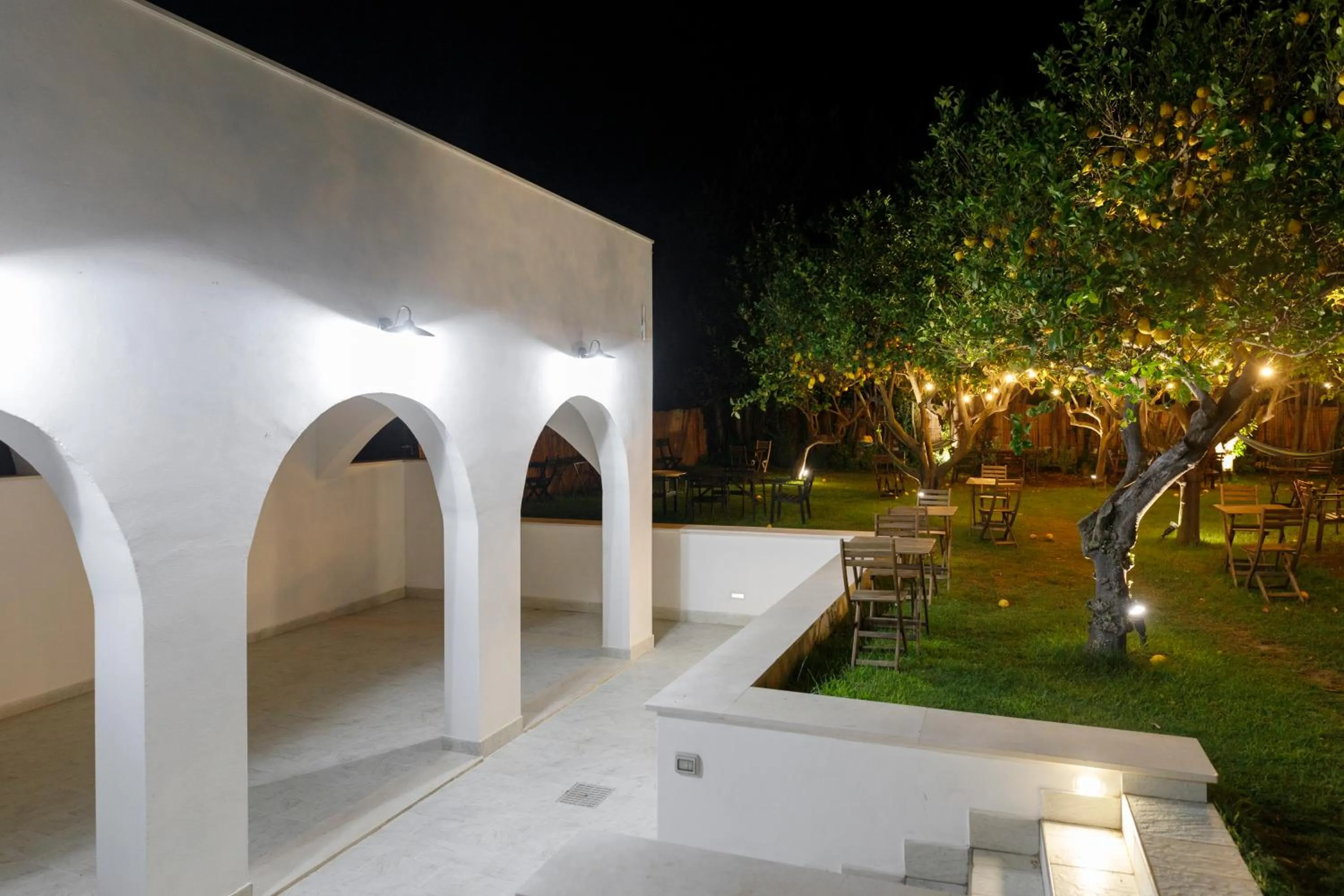 Patio in La Casa sul Faro