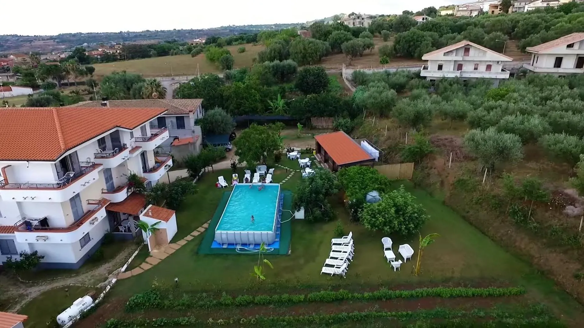 Bird's eye view in Residence Pantaleo