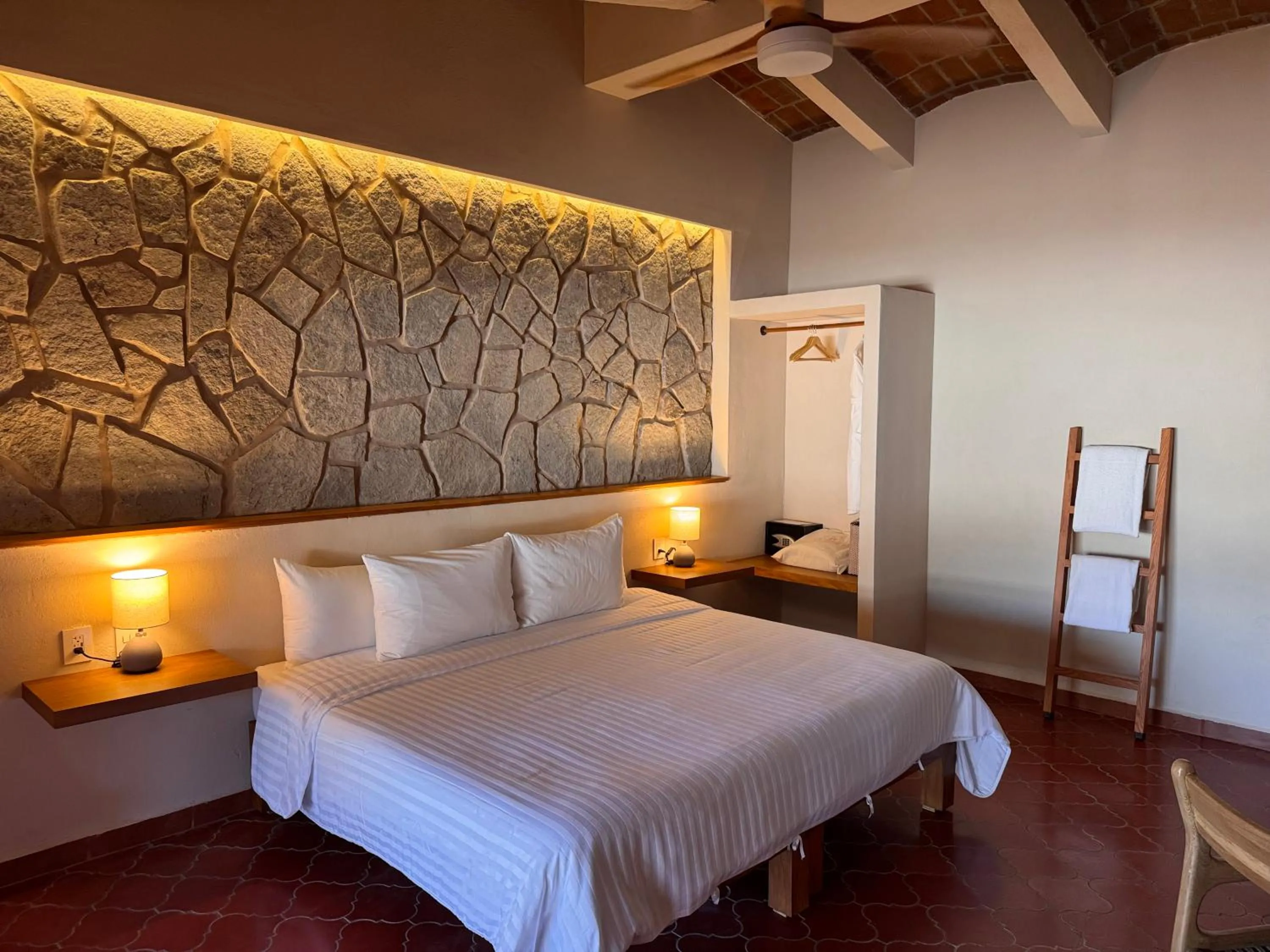 Bed in La Posada Hotel Boutique