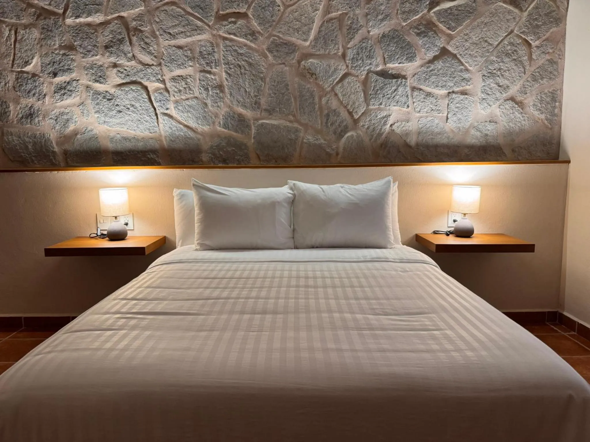 Bed in La Posada Hotel Boutique