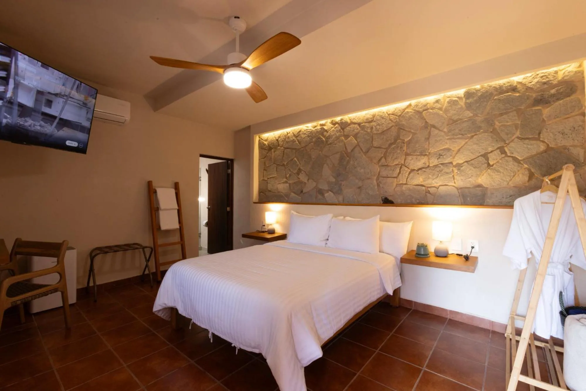 Bed in La Posada Hotel Boutique