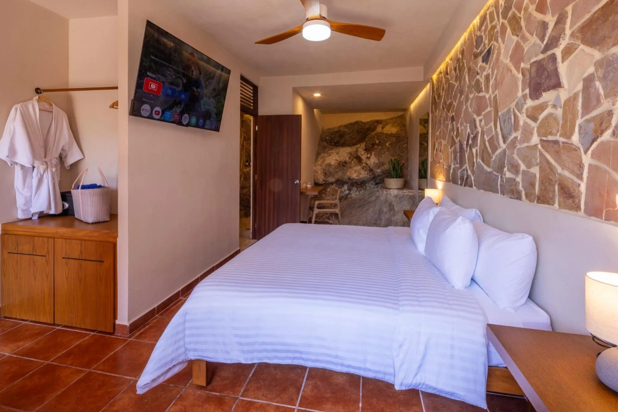 Bed in La Posada Hotel Boutique