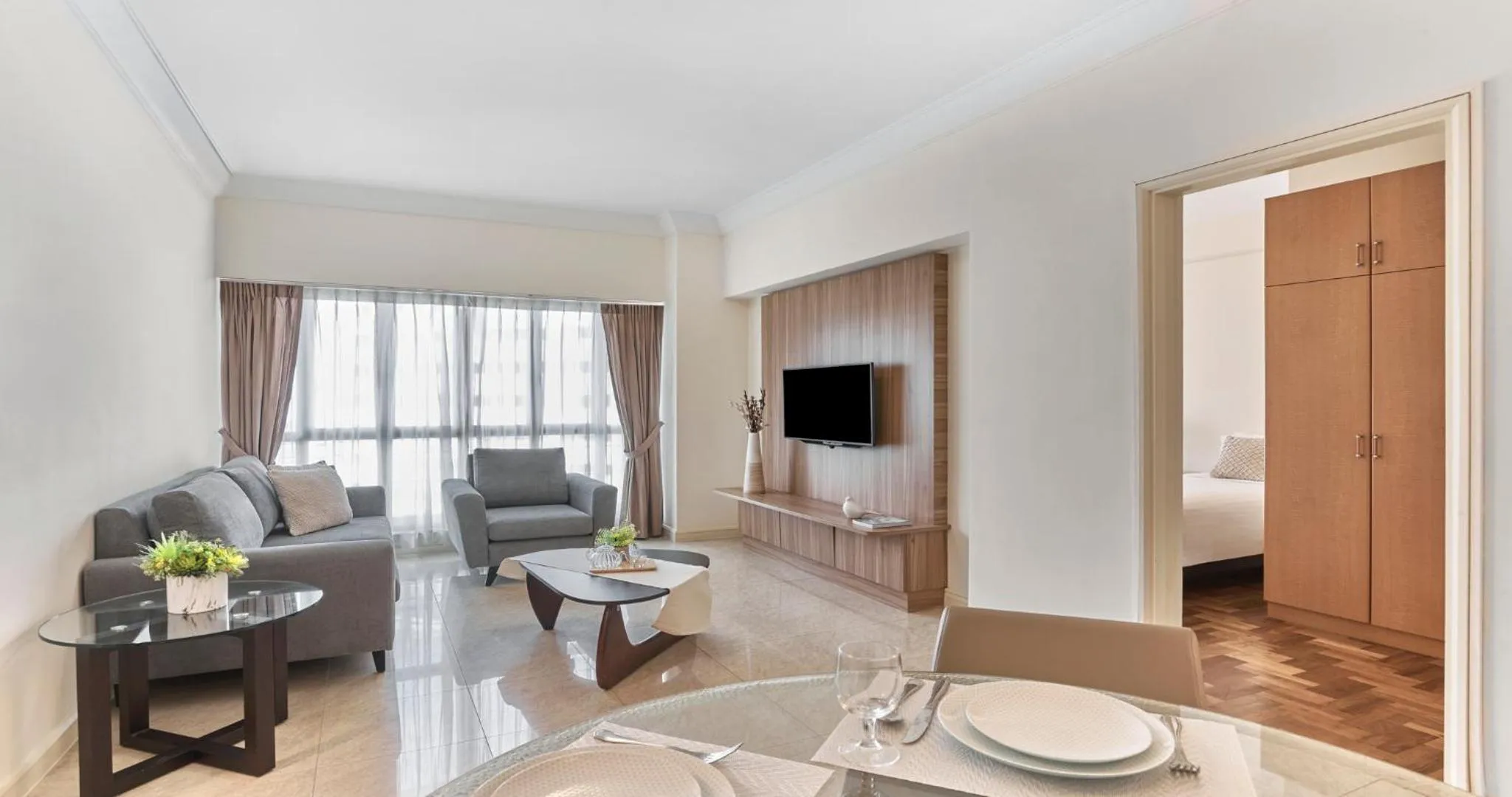 Living room in Village Residence Hougang by Far East Hospitality