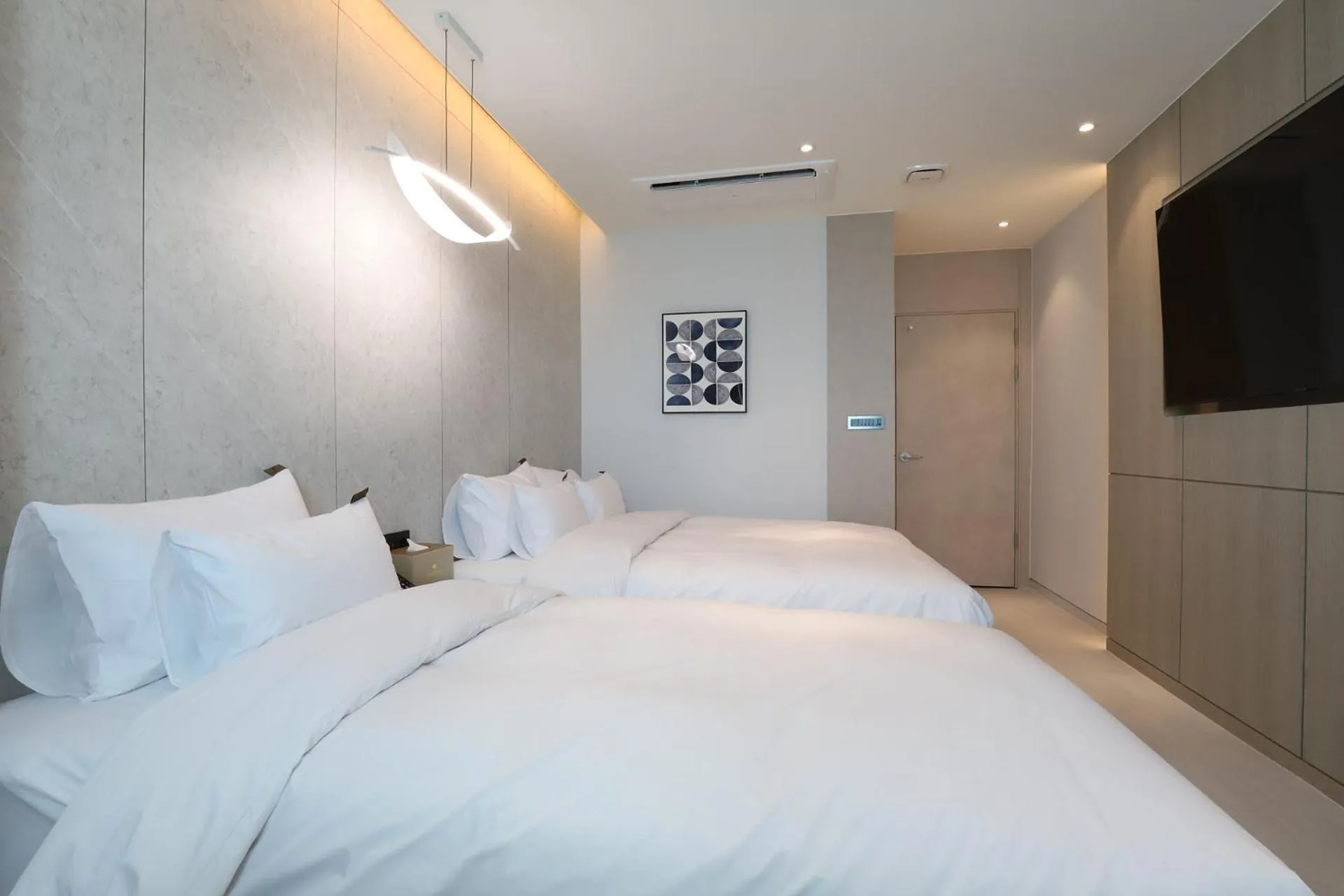 Bed in Hound Hotel Asan Terminal