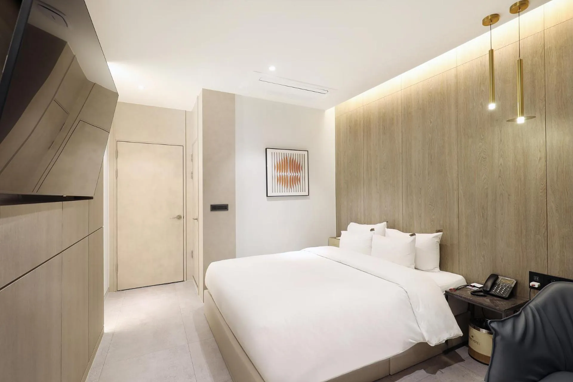 Bed in Hound Hotel Asan Terminal