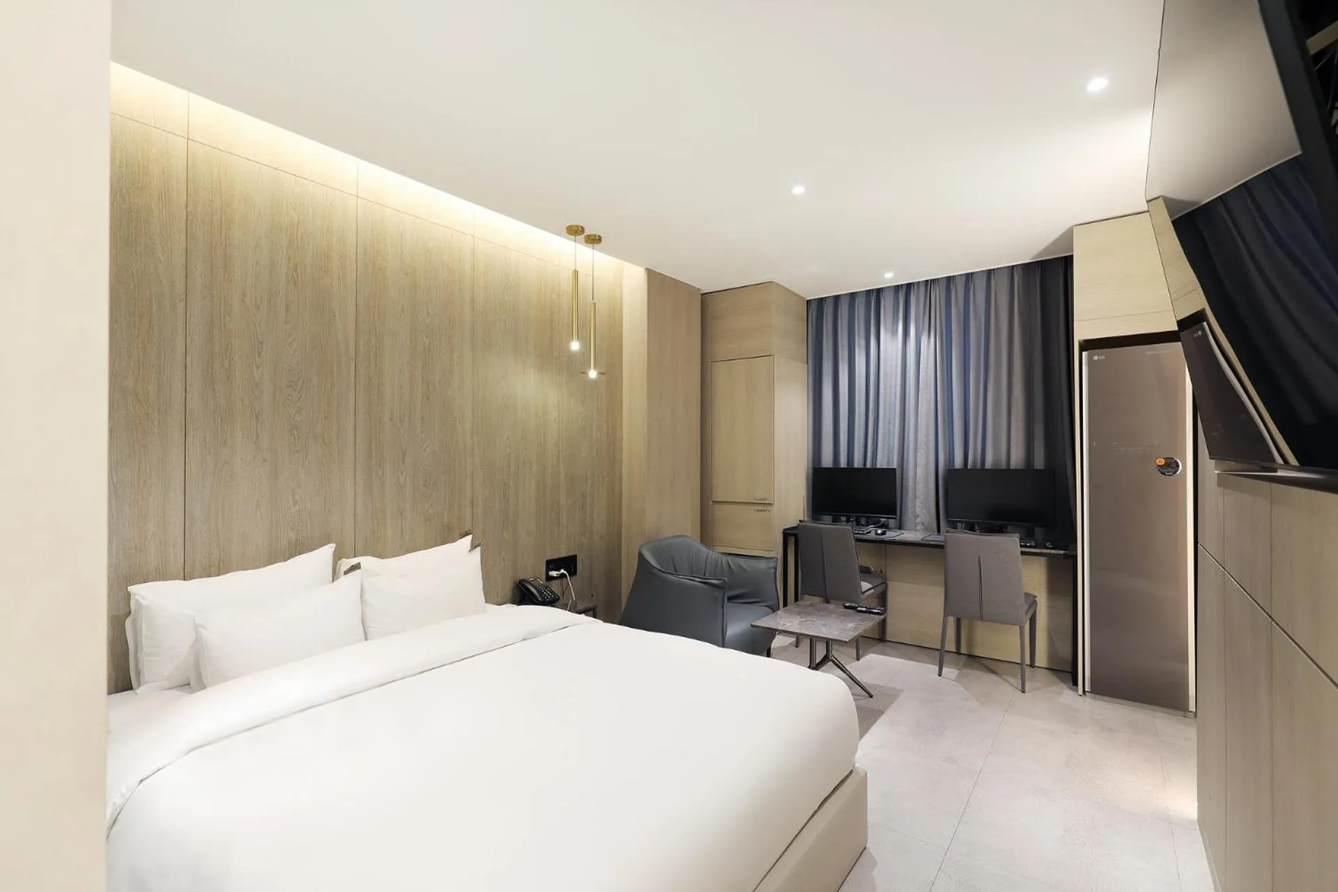 Bed in Hound Hotel Asan Terminal