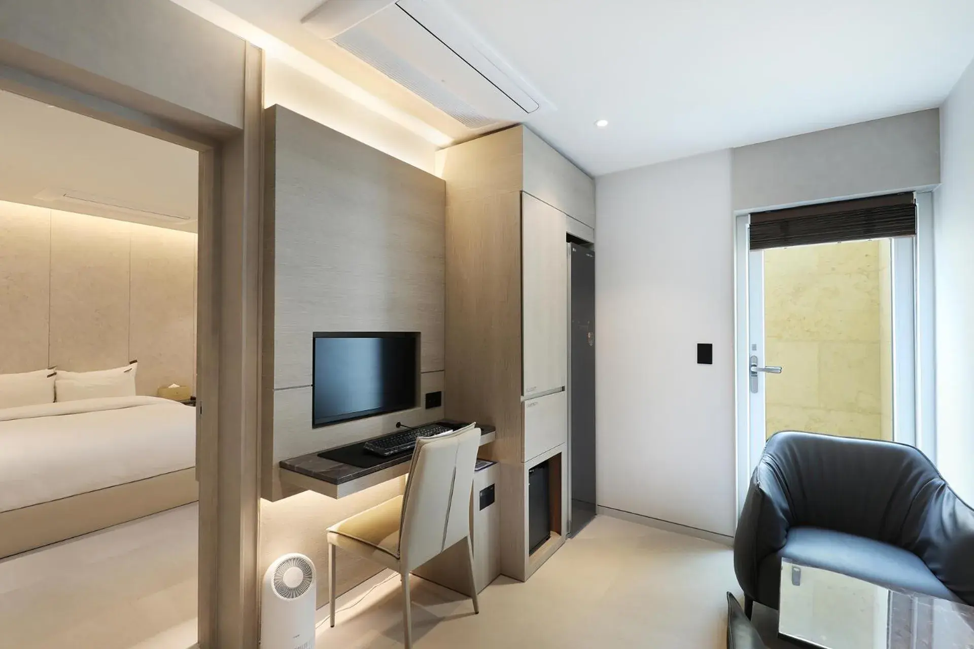 Bed in Hound Hotel Asan Terminal Bed in Hound Hotel Asan Terminal