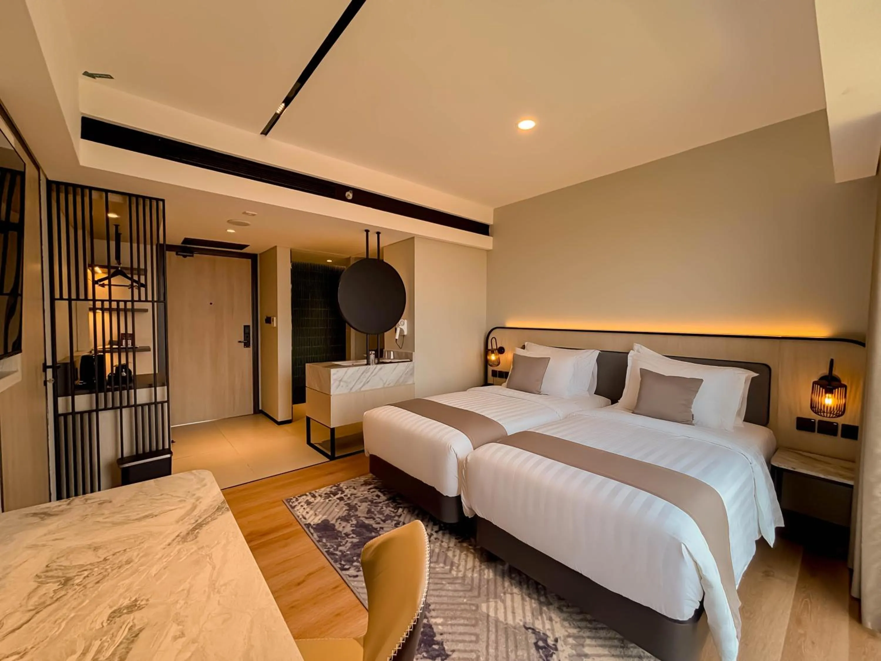 Deluxe Twin Room in FortunaSuites Malioboro Yogyakarta