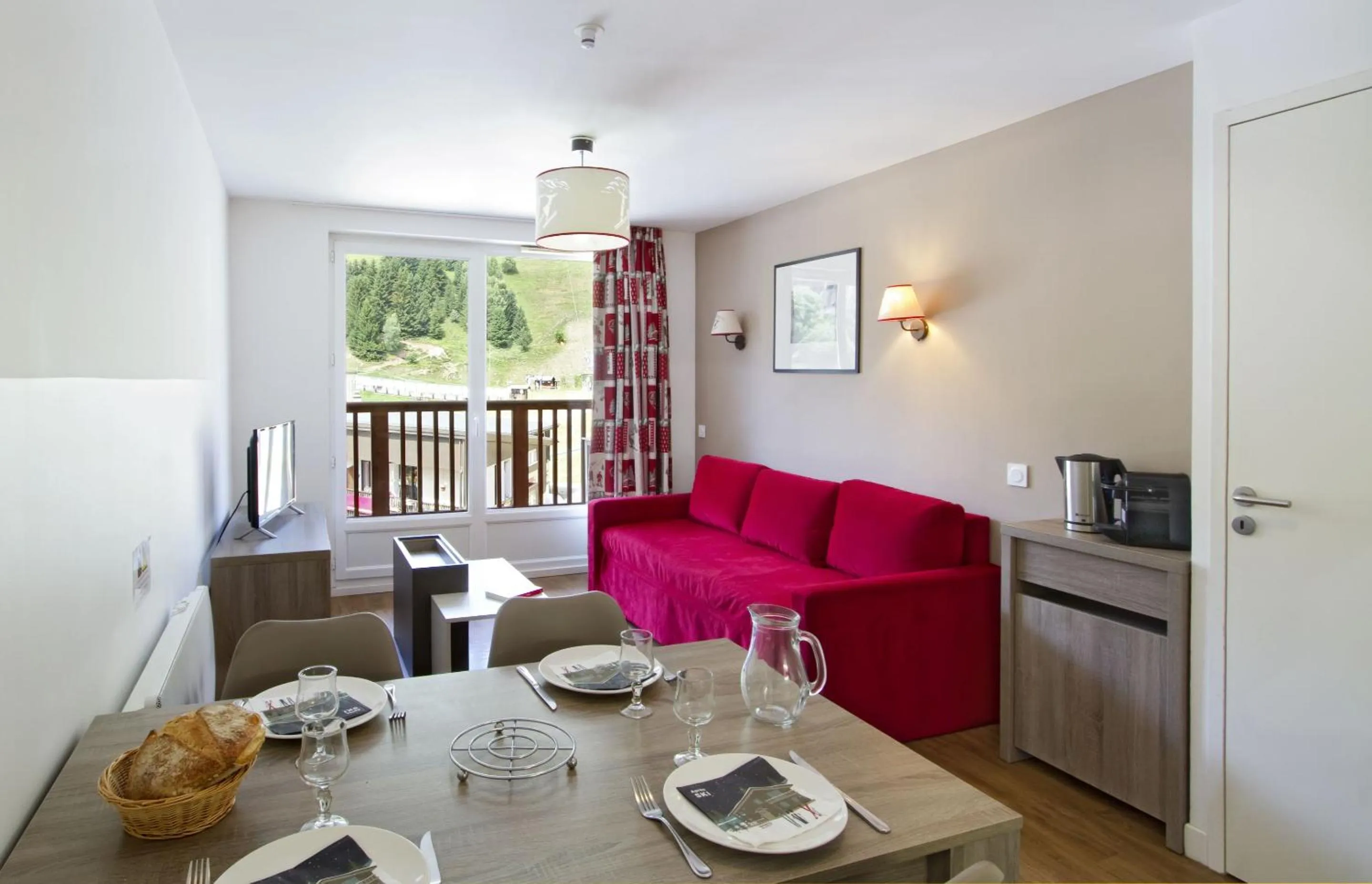 Seating area in Résidence Odalys Les Balcons d'Auréa