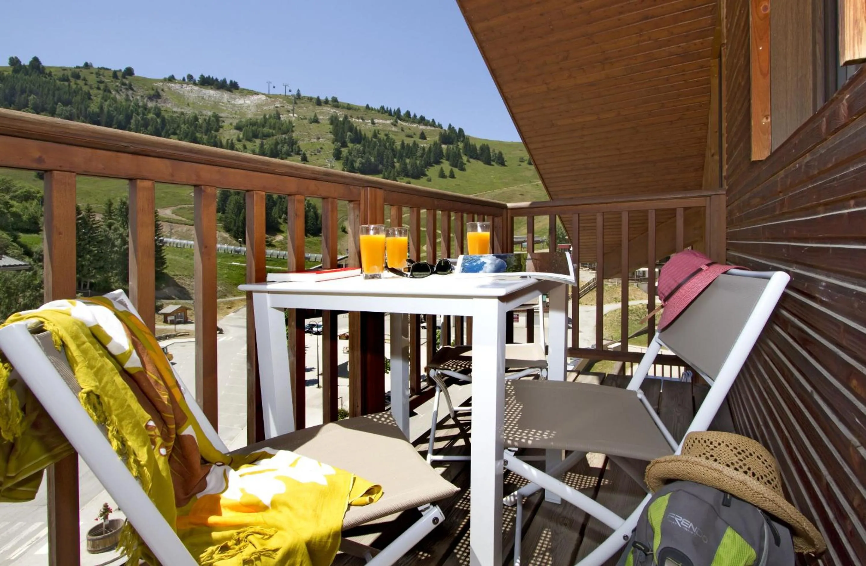 Balcony/Terrace in Résidence Odalys Les Balcons d'Auréa