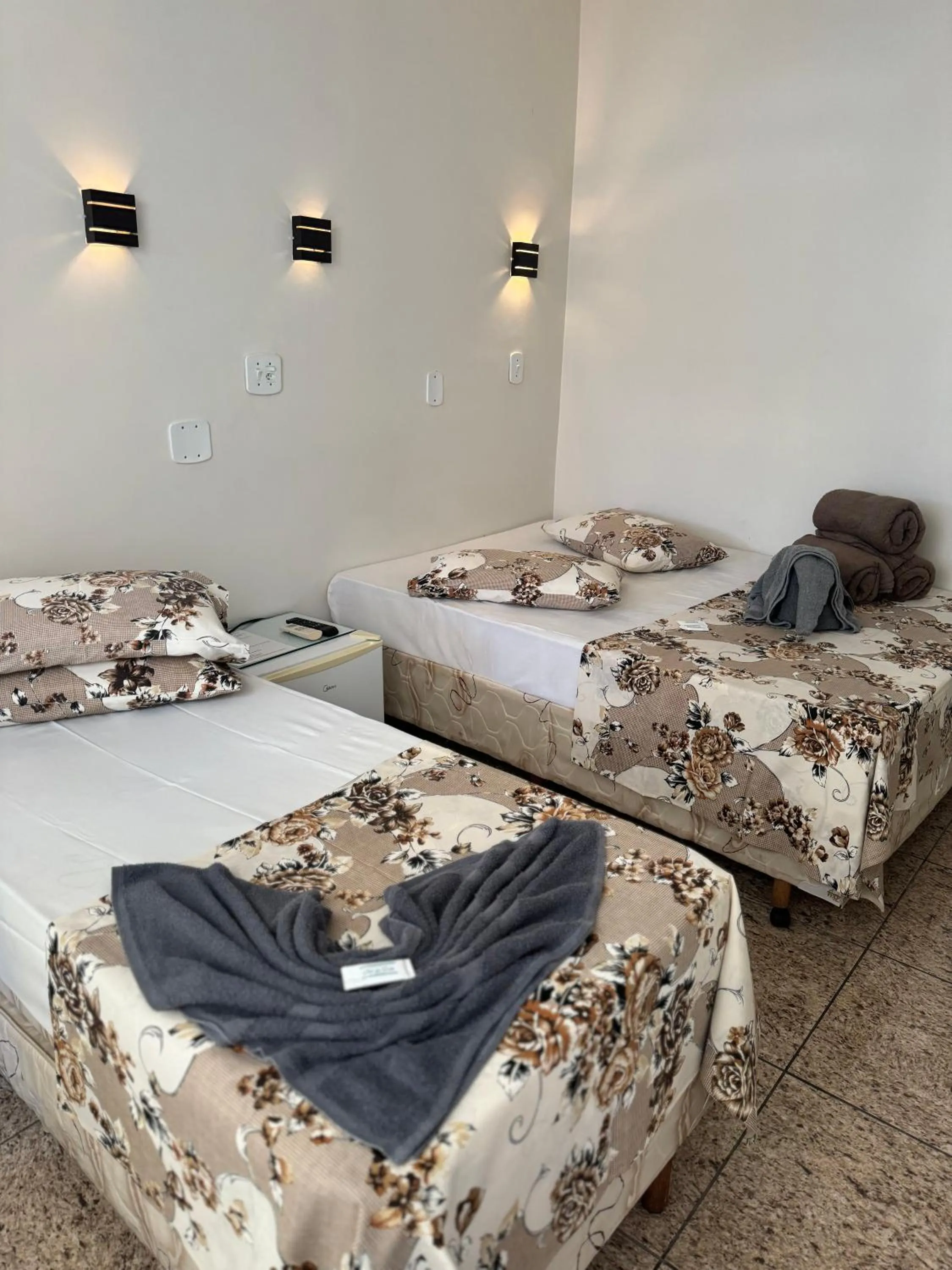 Bed in Pousada Rabake