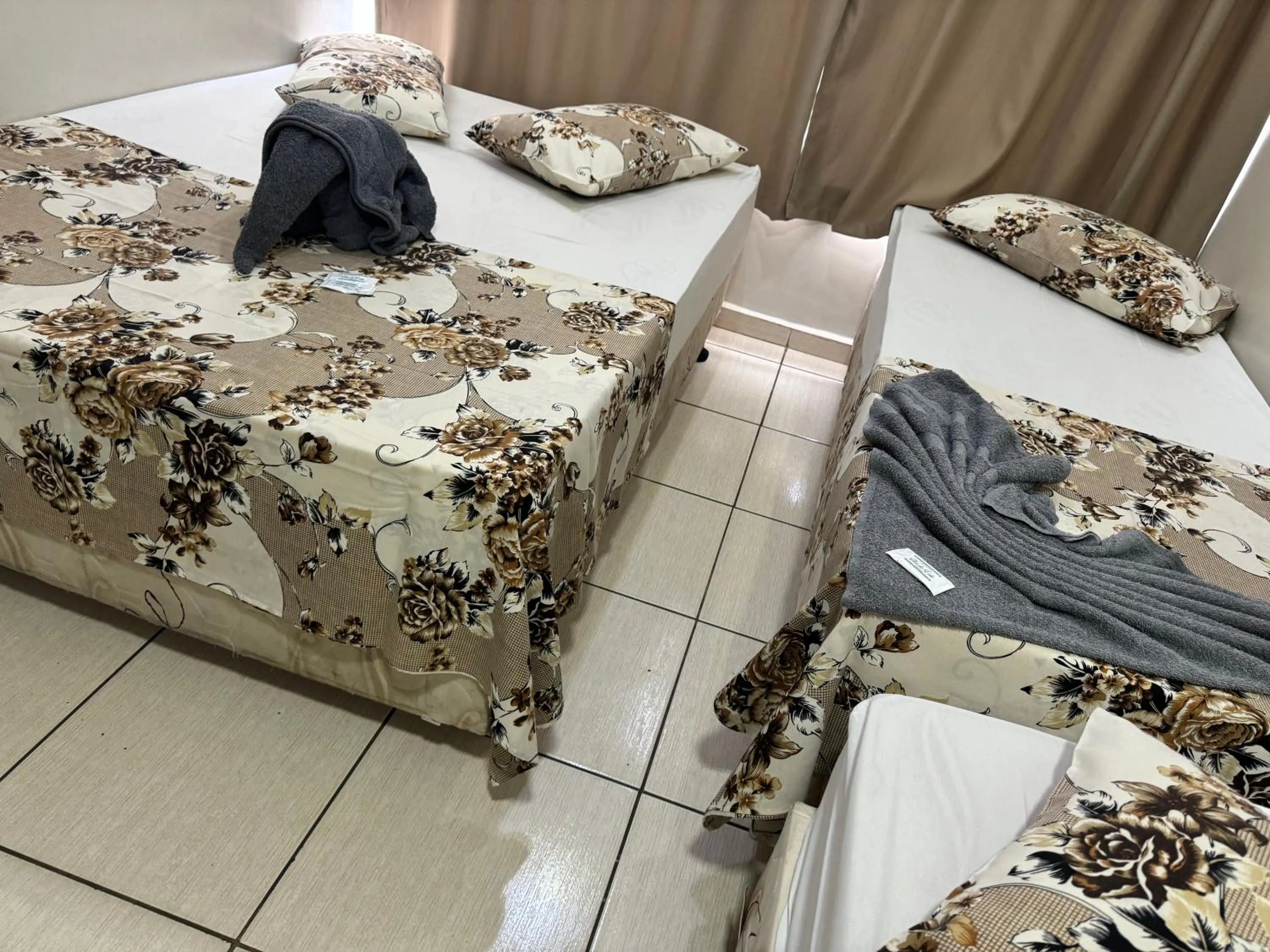 Bed in Pousada Rabake