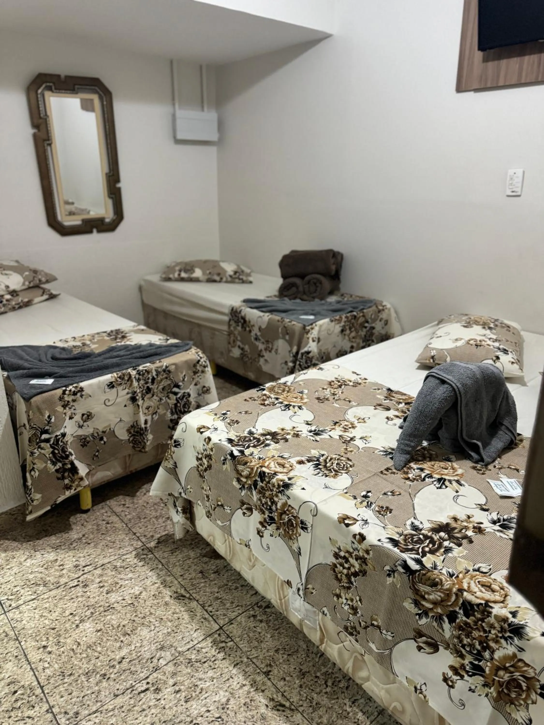 Bed in Pousada Rabake