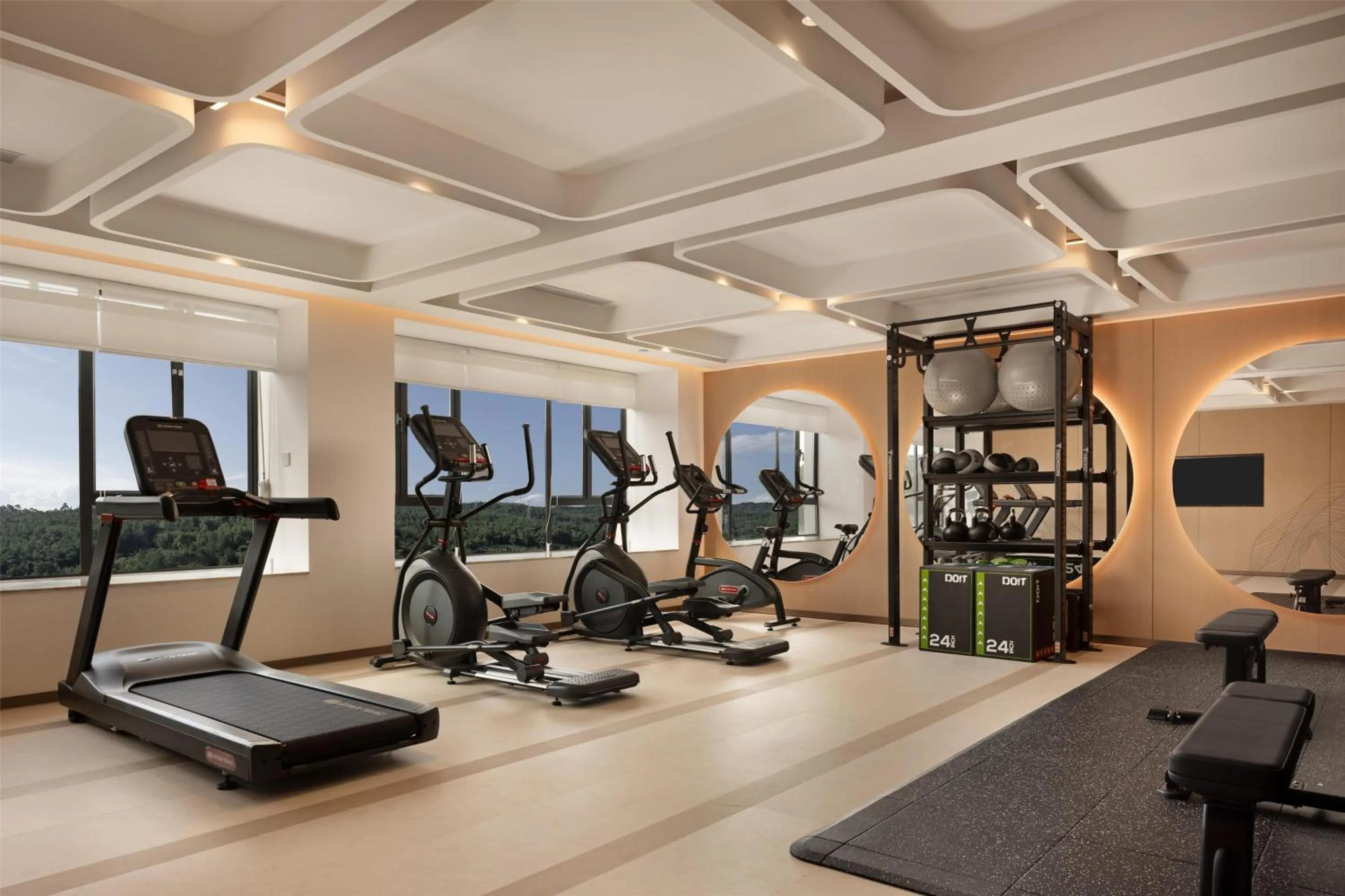 Fitness centre/facilities in Hilton Garden Inn Shaoguan Furong New Town