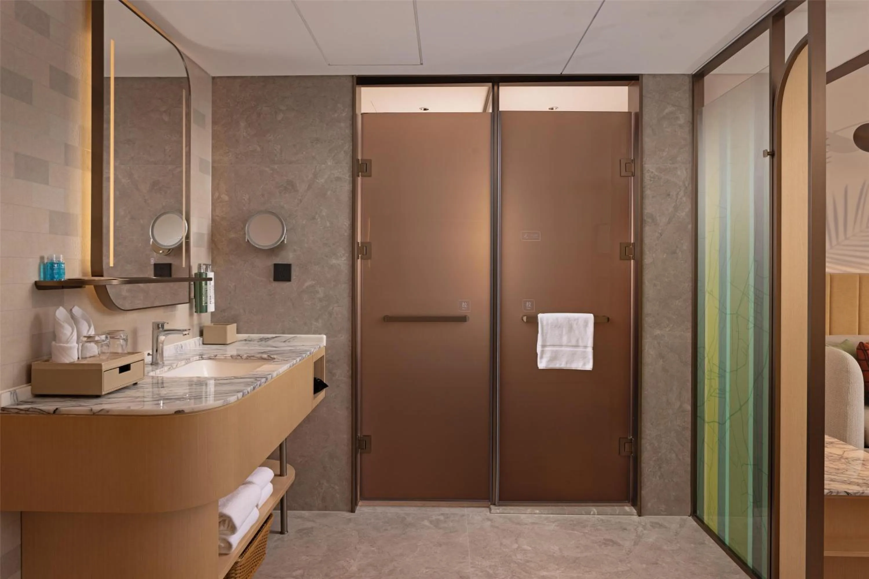 Bathroom in Hilton Garden Inn Shaoguan Furong New Town