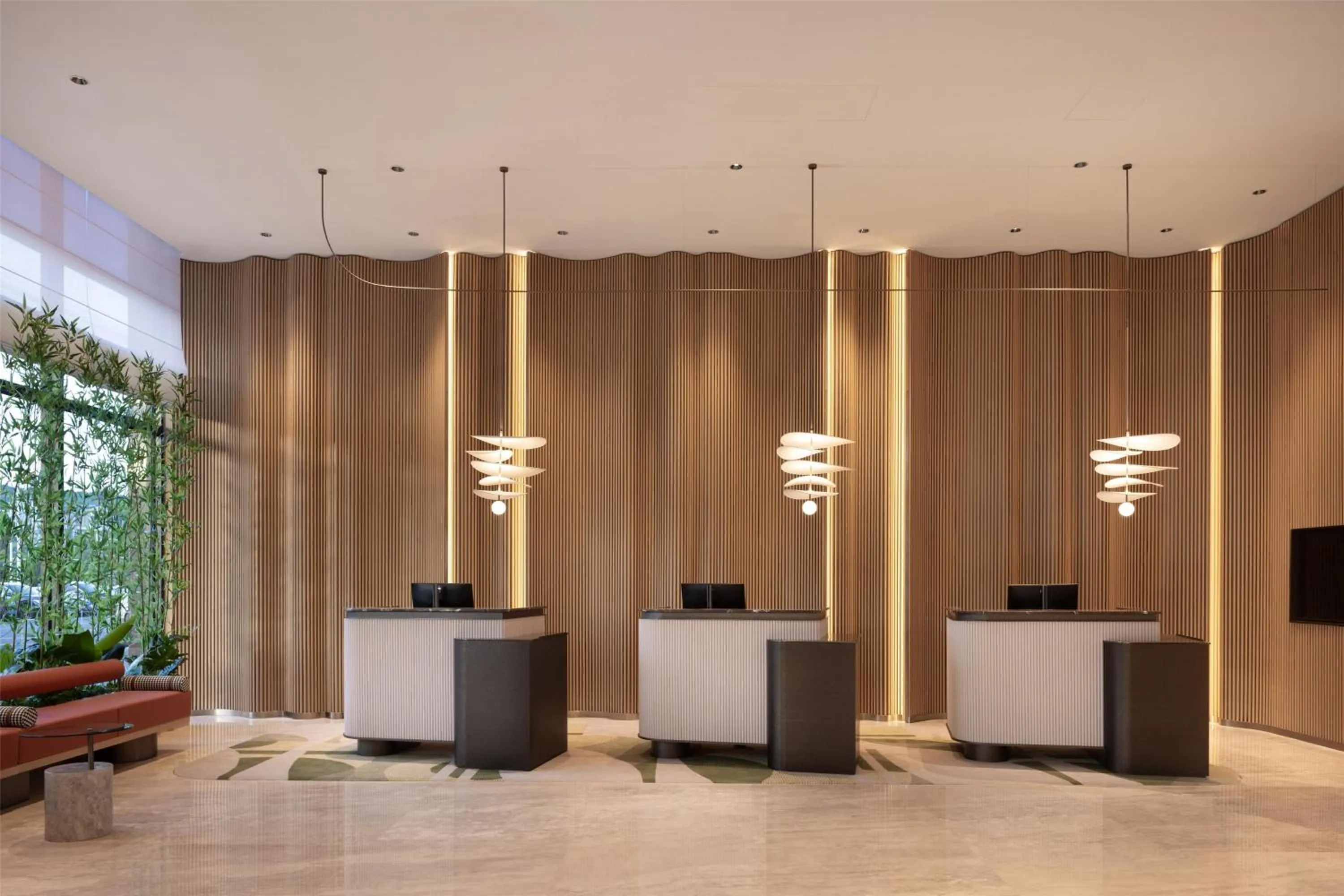 Lobby or reception in Hilton Garden Inn Shaoguan Furong New Town