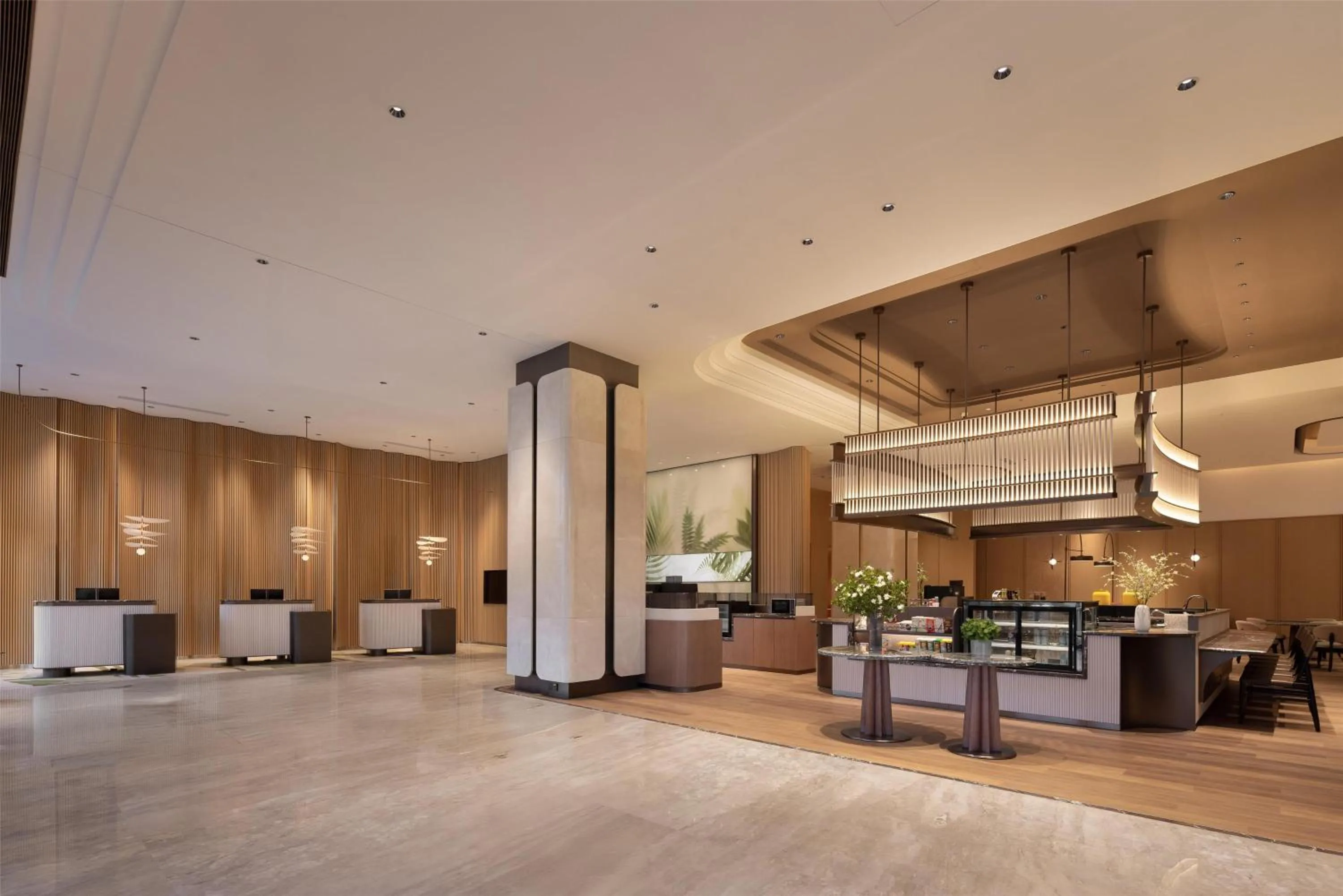 Lobby or reception in Hilton Garden Inn Shaoguan Furong New Town