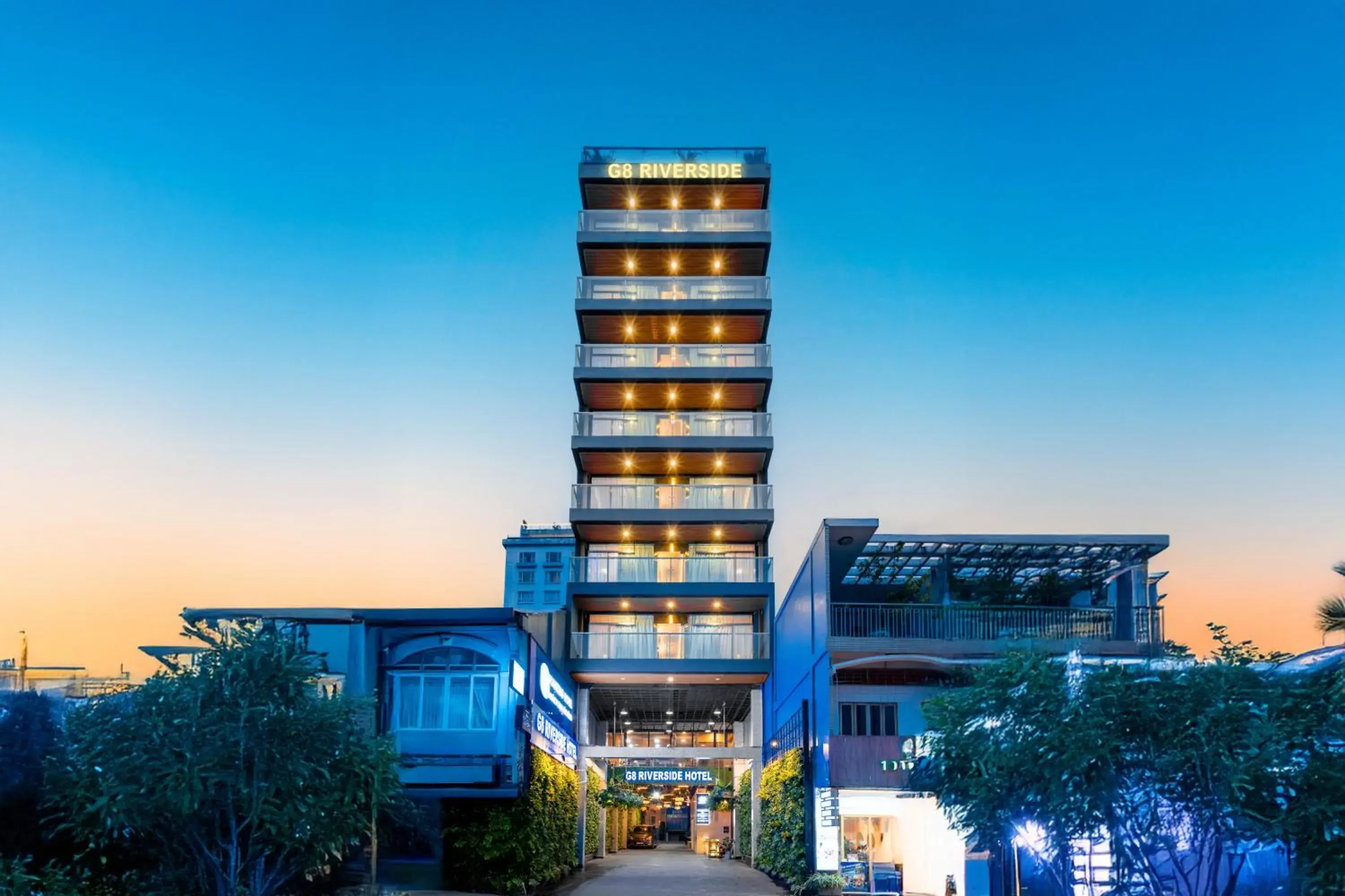 Property building in G8 Riverside Hotel Saigon Property building in G8 Riverside Hotel Saigon
