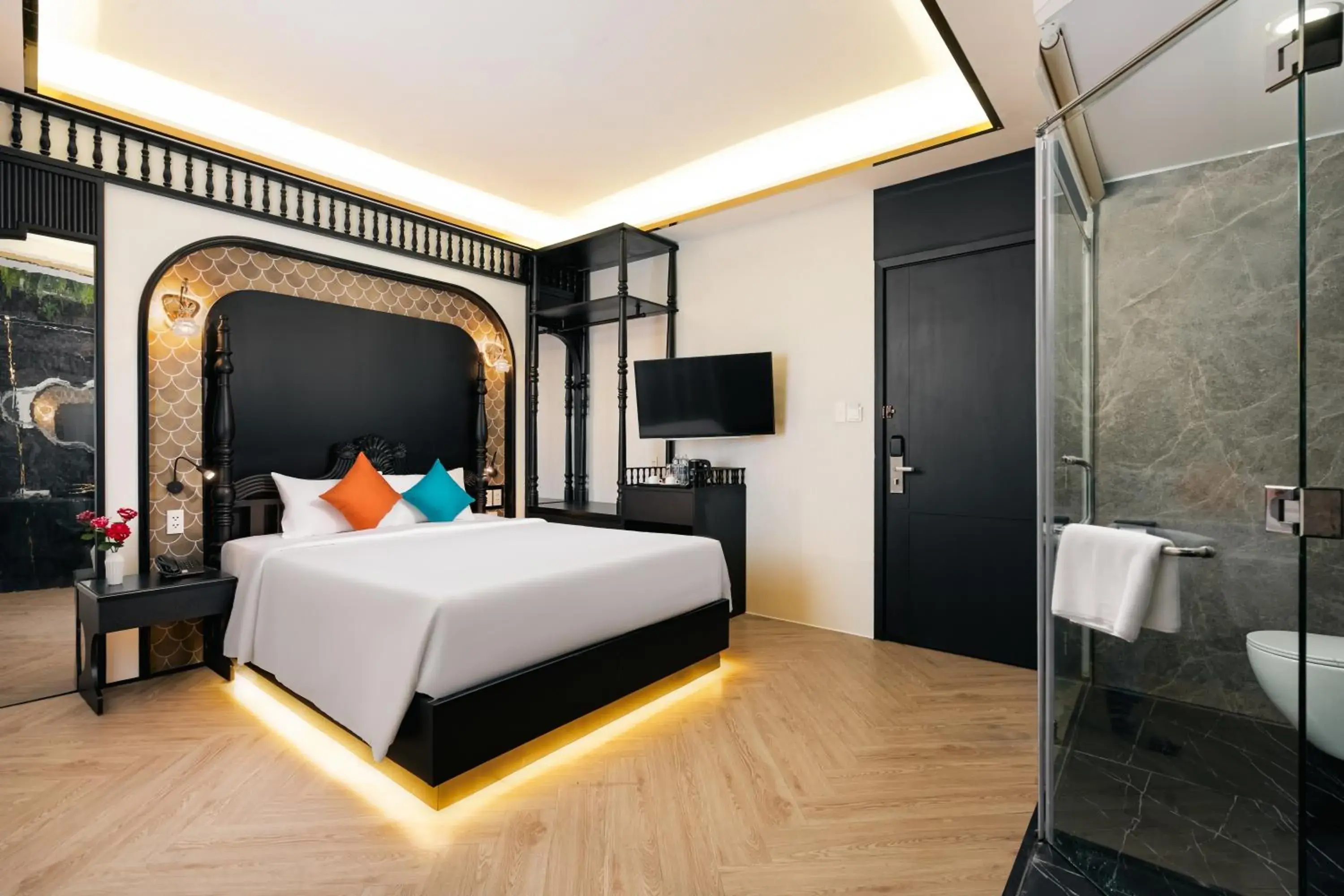 Bedroom in G8 Riverside Hotel Saigon Bedroom in G8 Riverside Hotel Saigon