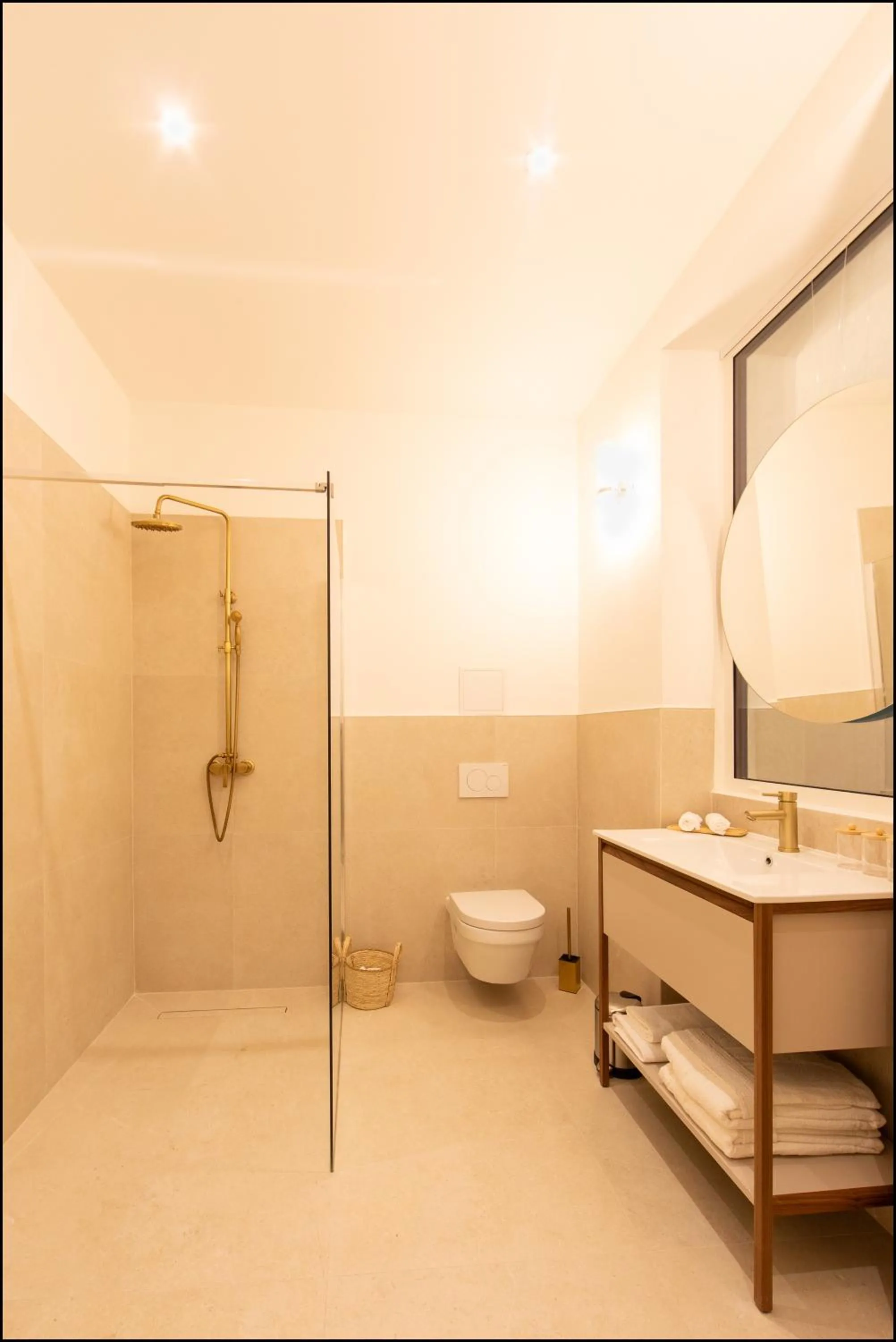 Shower in Hotel Villa Botanica