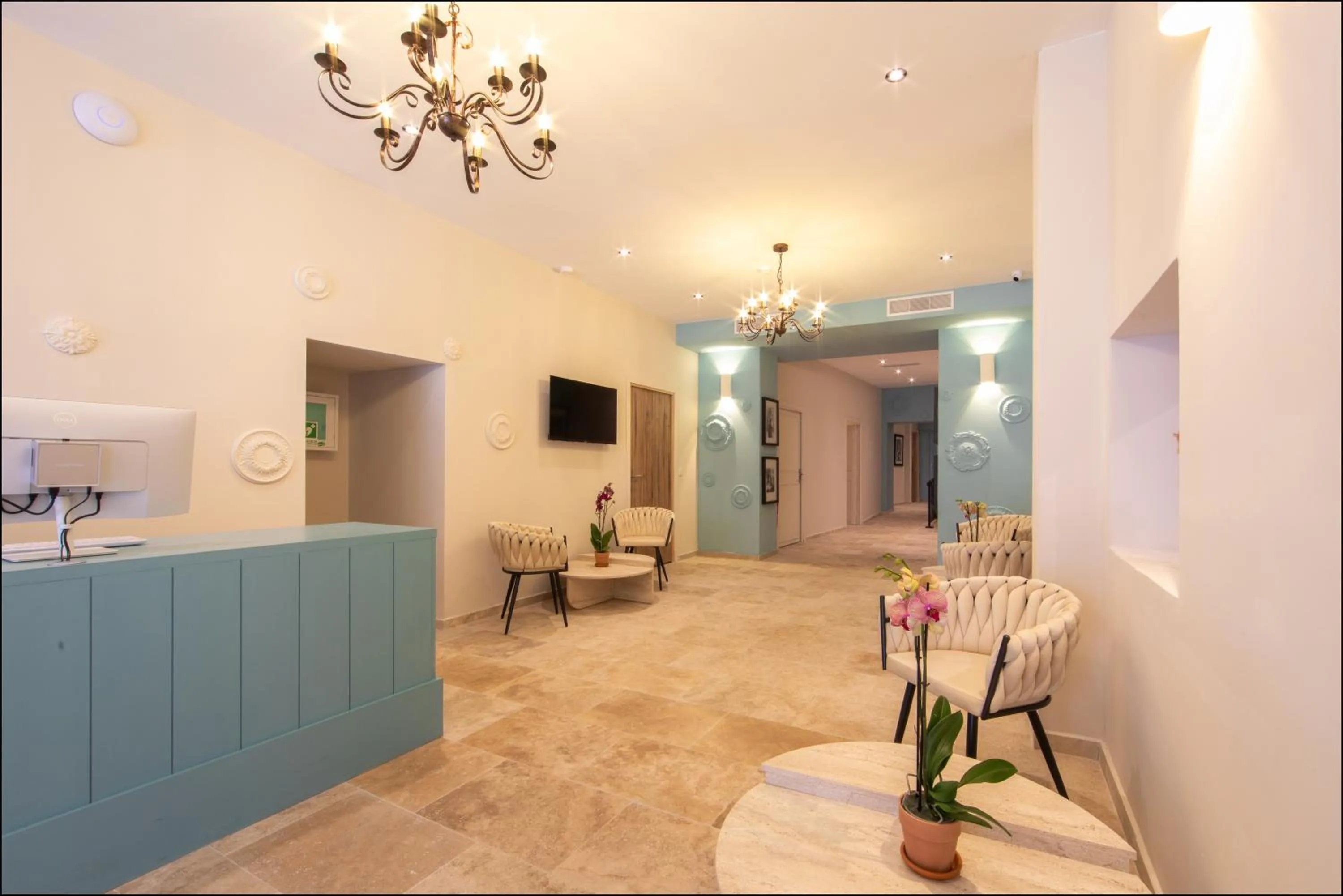 Lobby or reception in Hotel Villa Botanica