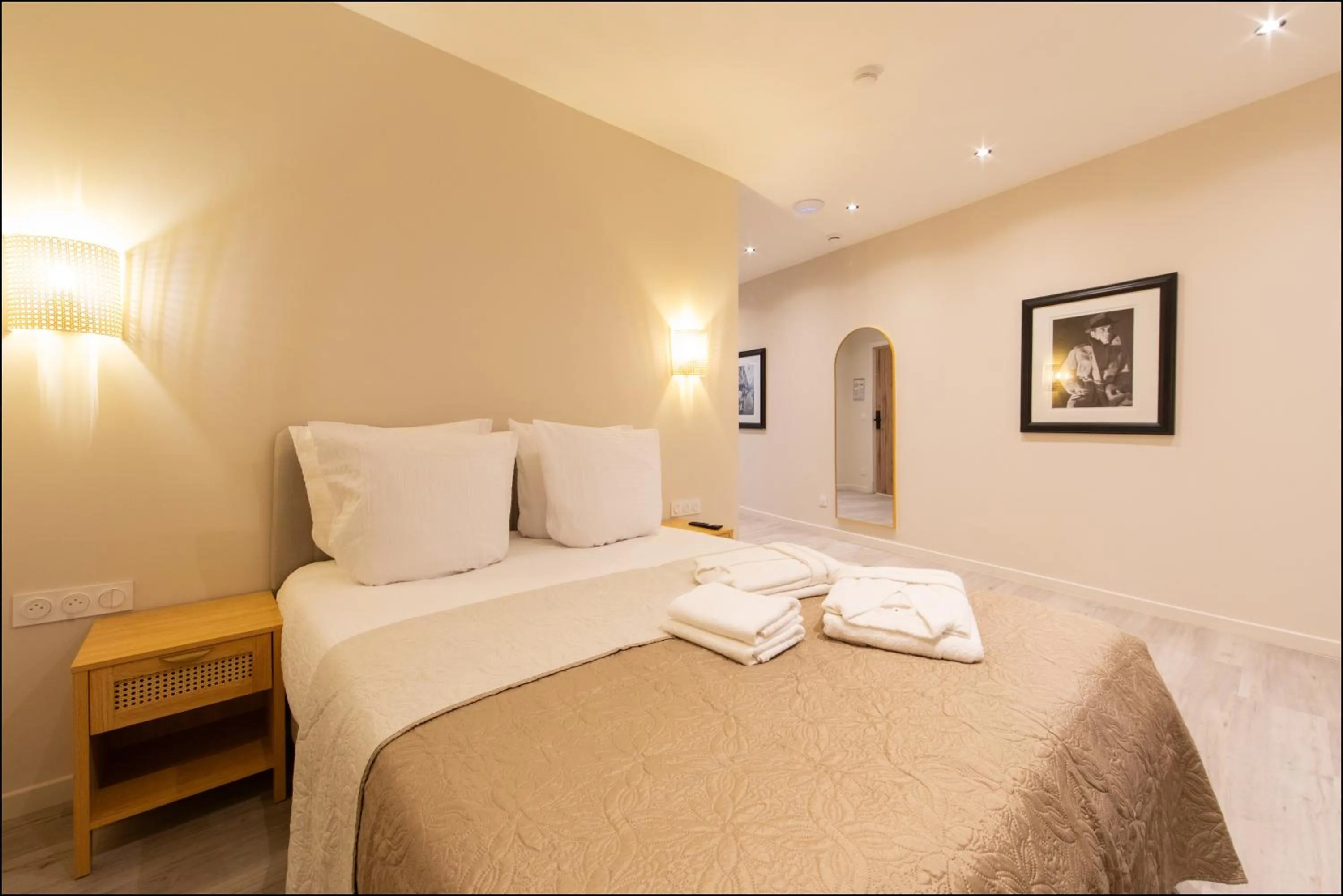 Bed in Hotel Villa Botanica