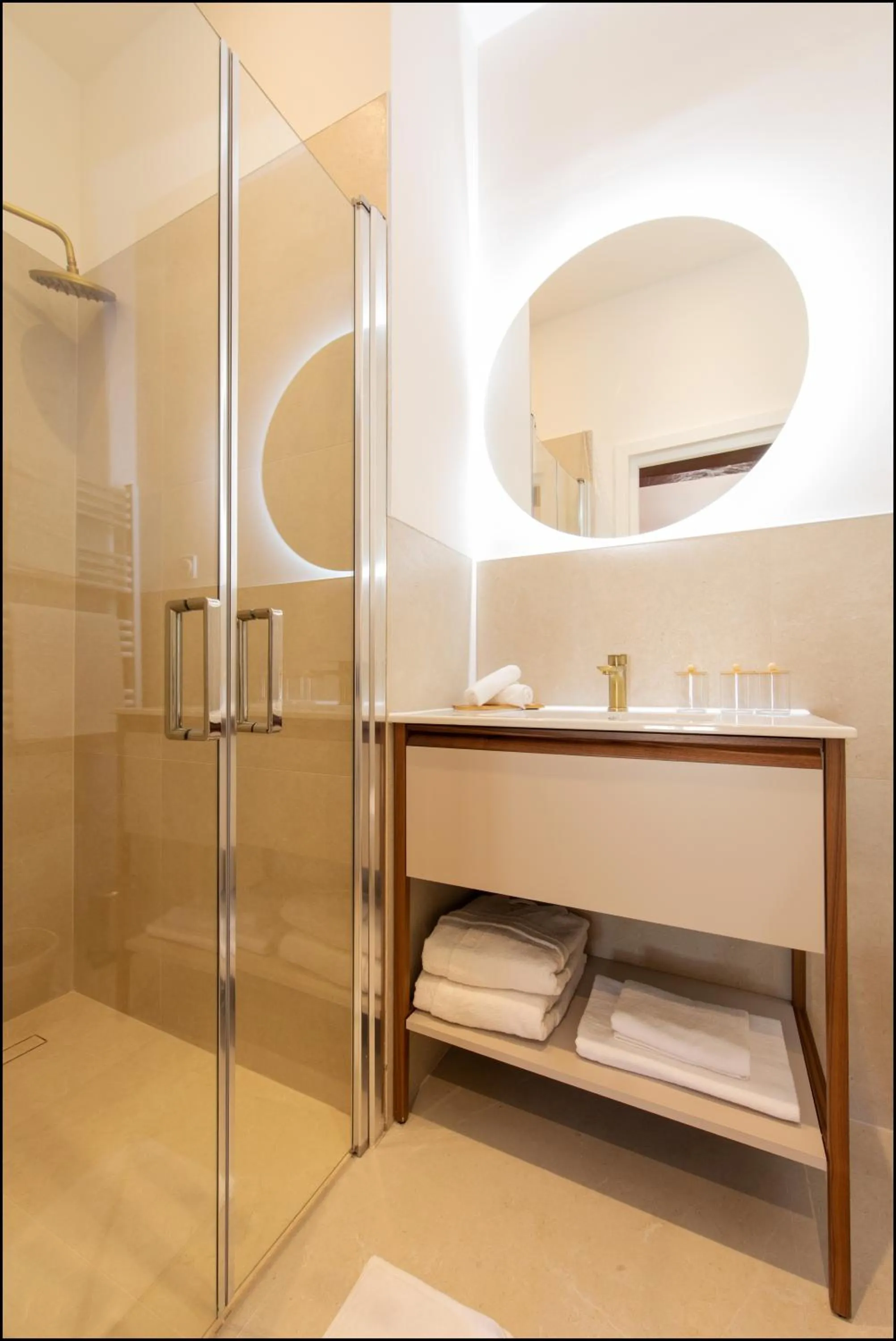 Shower in Hotel Villa Botanica