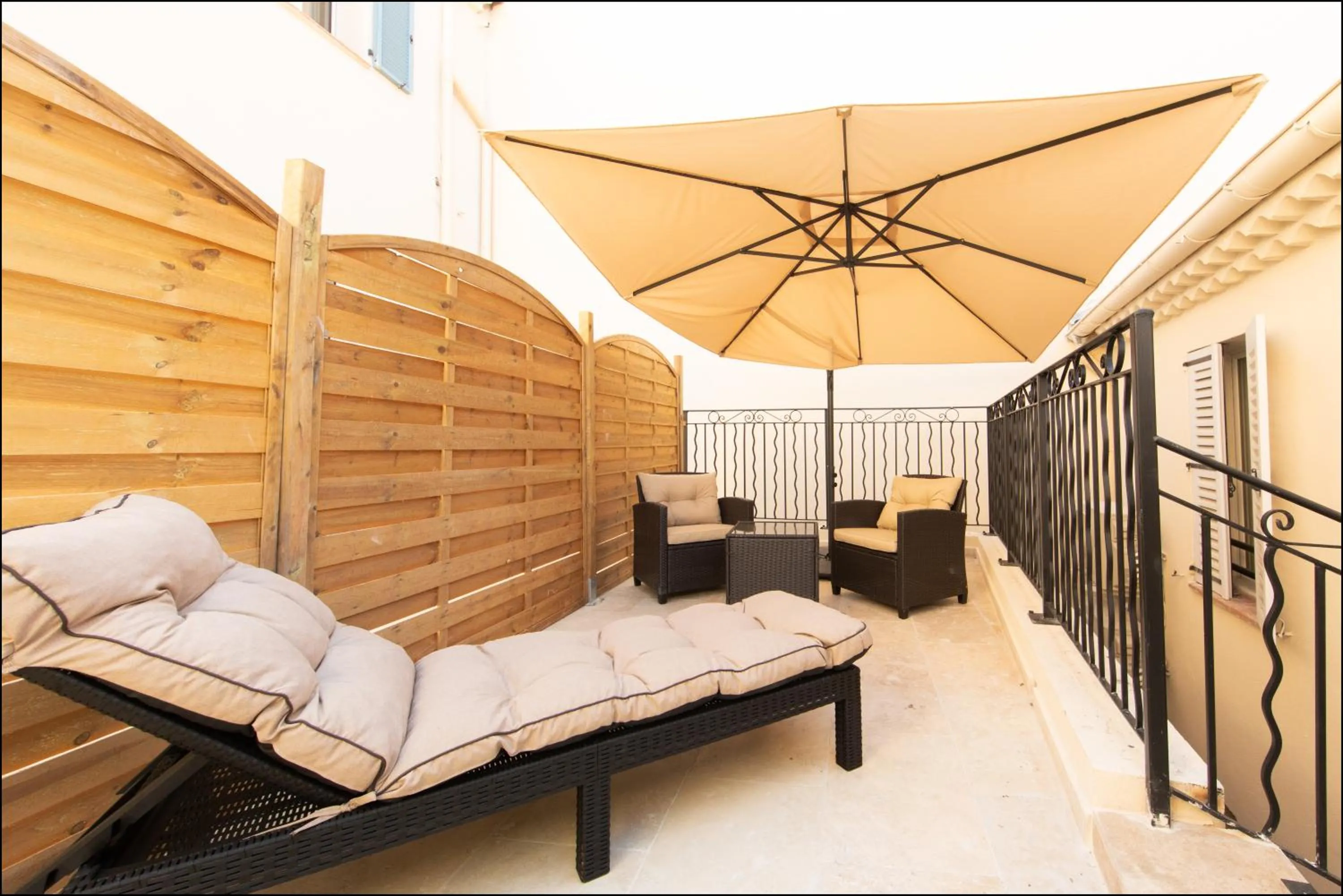 Patio in Hotel Villa Botanica