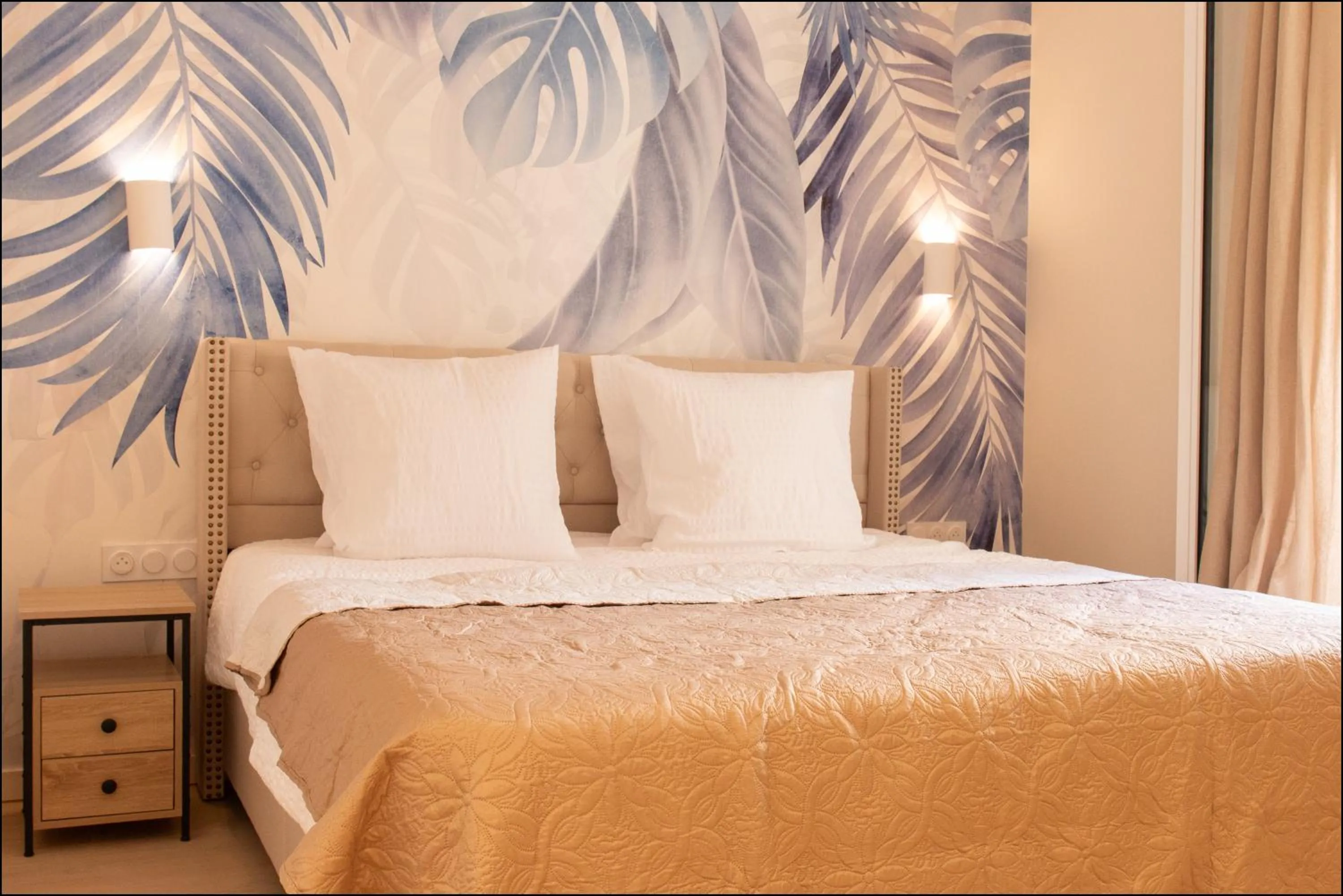 Bed in Hotel Villa Botanica
