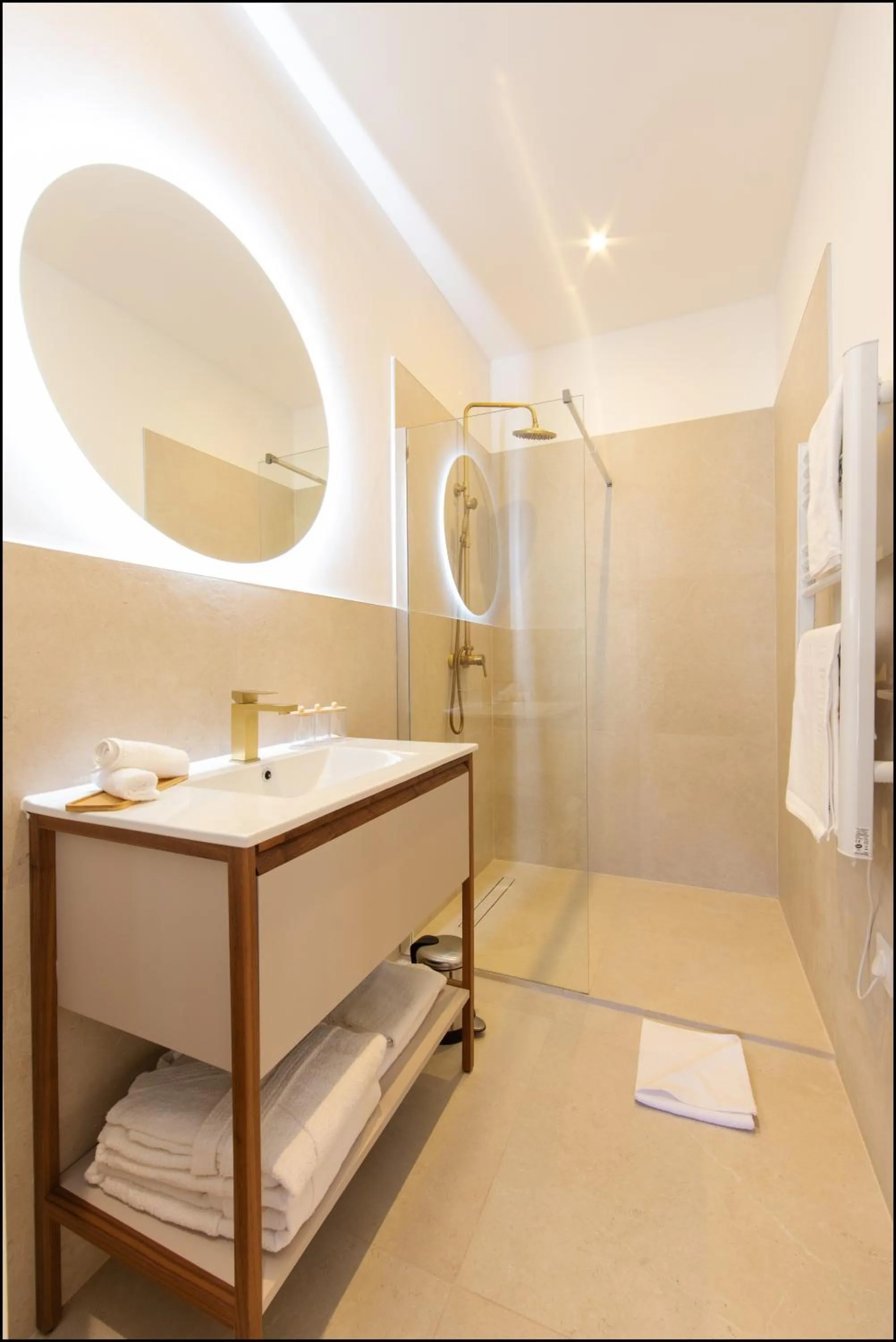 Shower in Hotel Villa Botanica