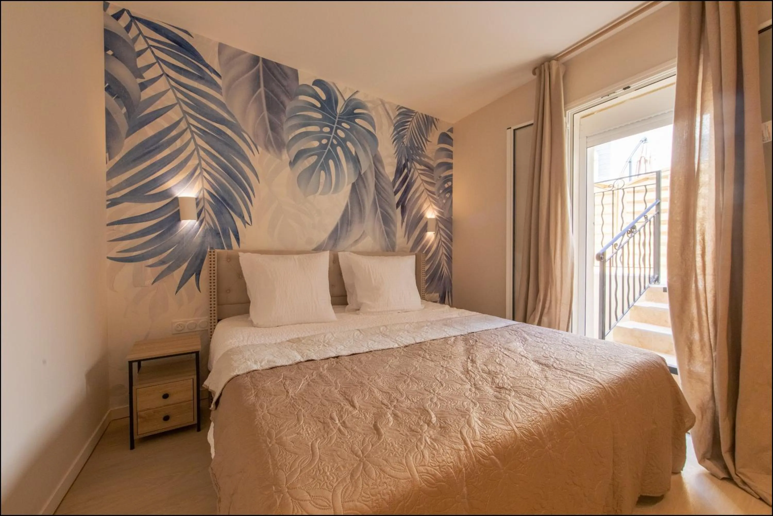 Bed in Hotel Villa Botanica