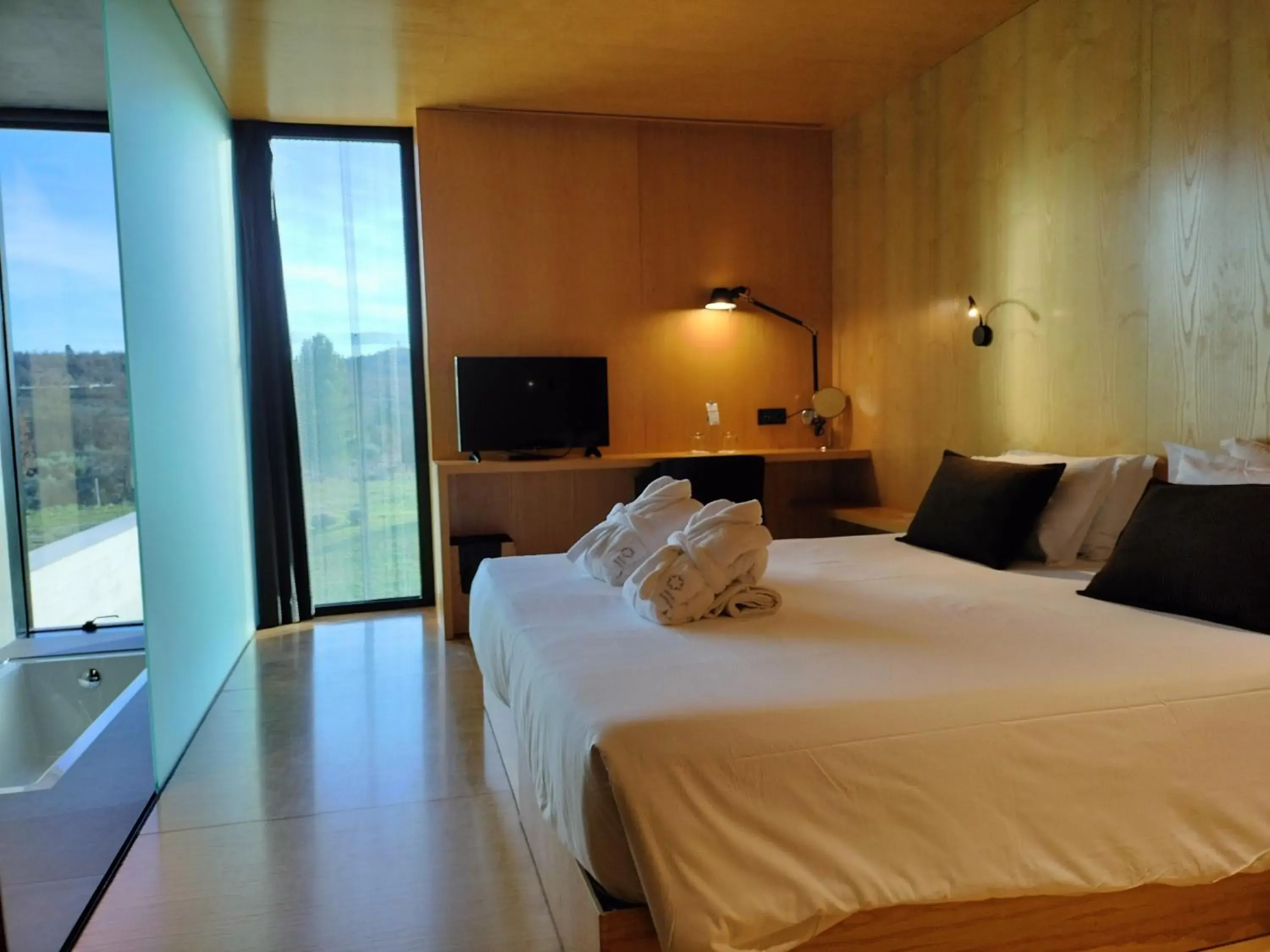 Bed in Cró Hotel Rural Bed in Cró Hotel Rural