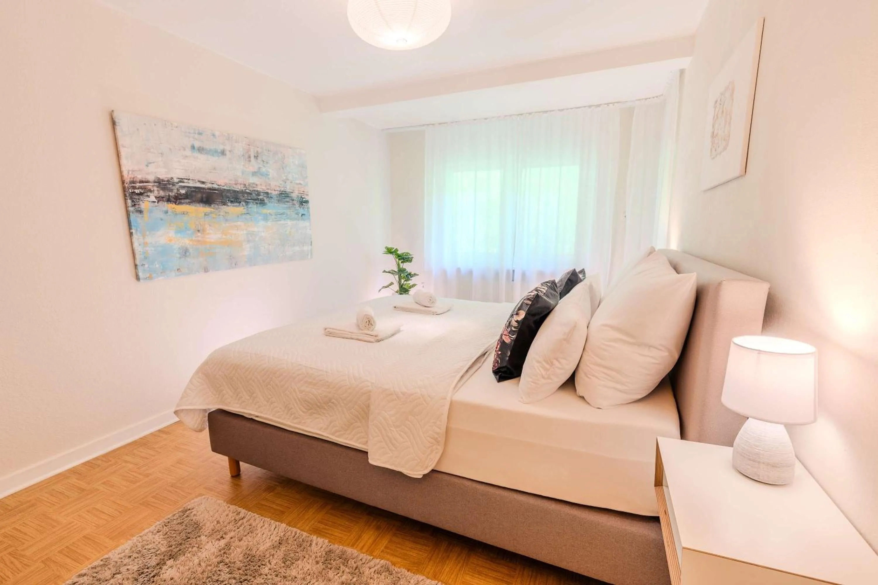 Bed in Weingut Muehlenschenke - Game-Room, Vineyard, Sauna and more